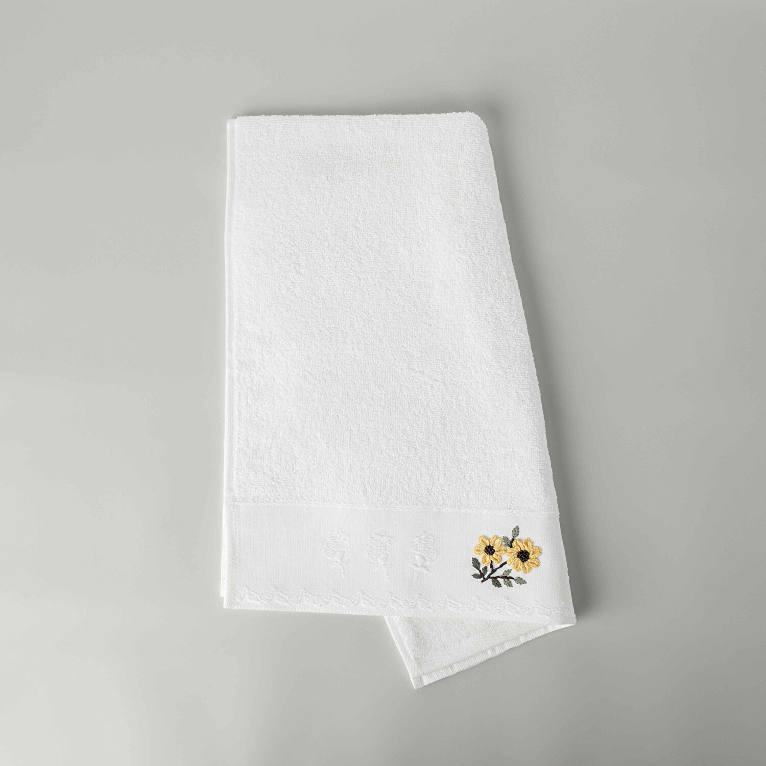 Linens Jovıe Pamuk Yüz Havlusu 50X85 Cm Beyaz