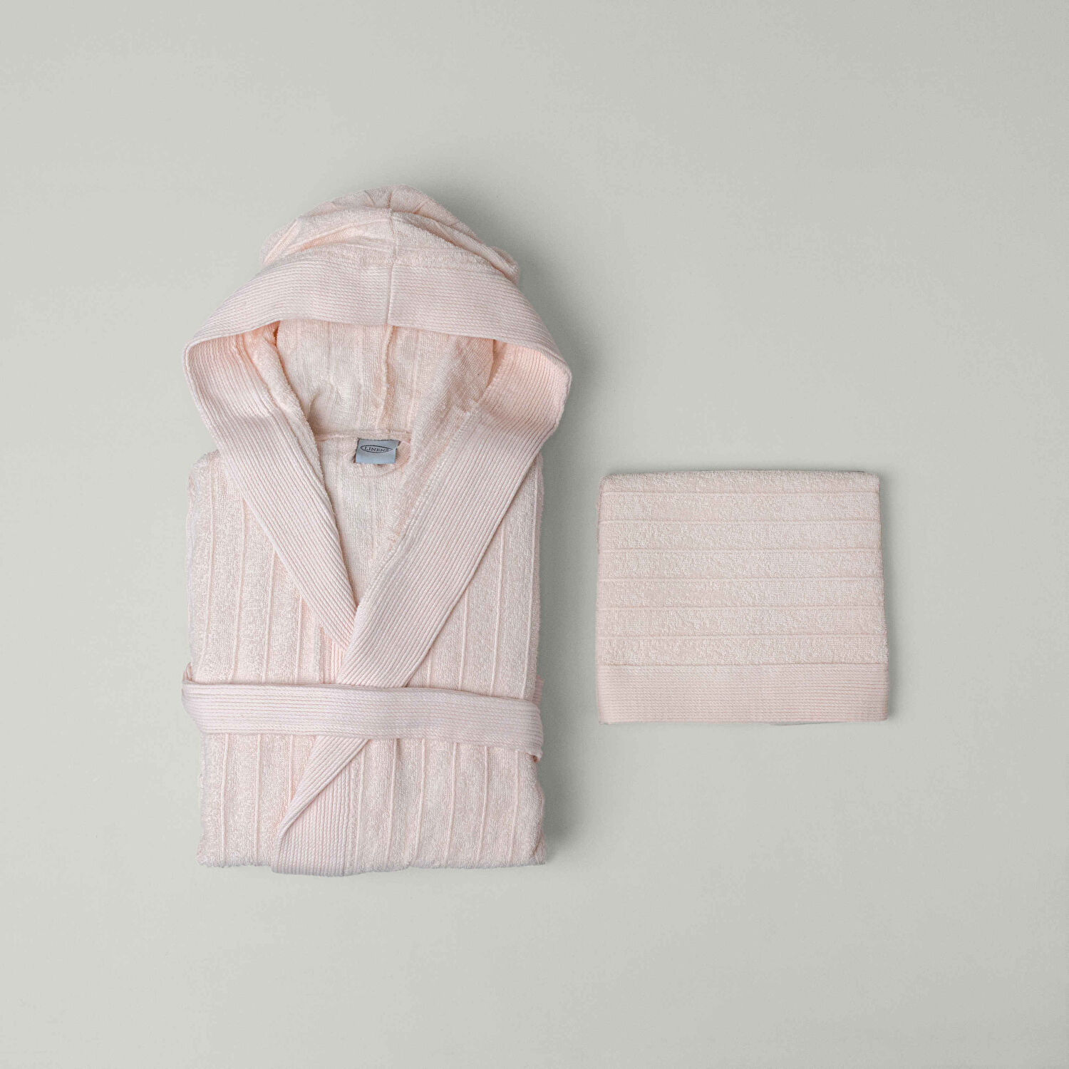 Linens Jolia Pamuk s/m Bornoz Seti Somon