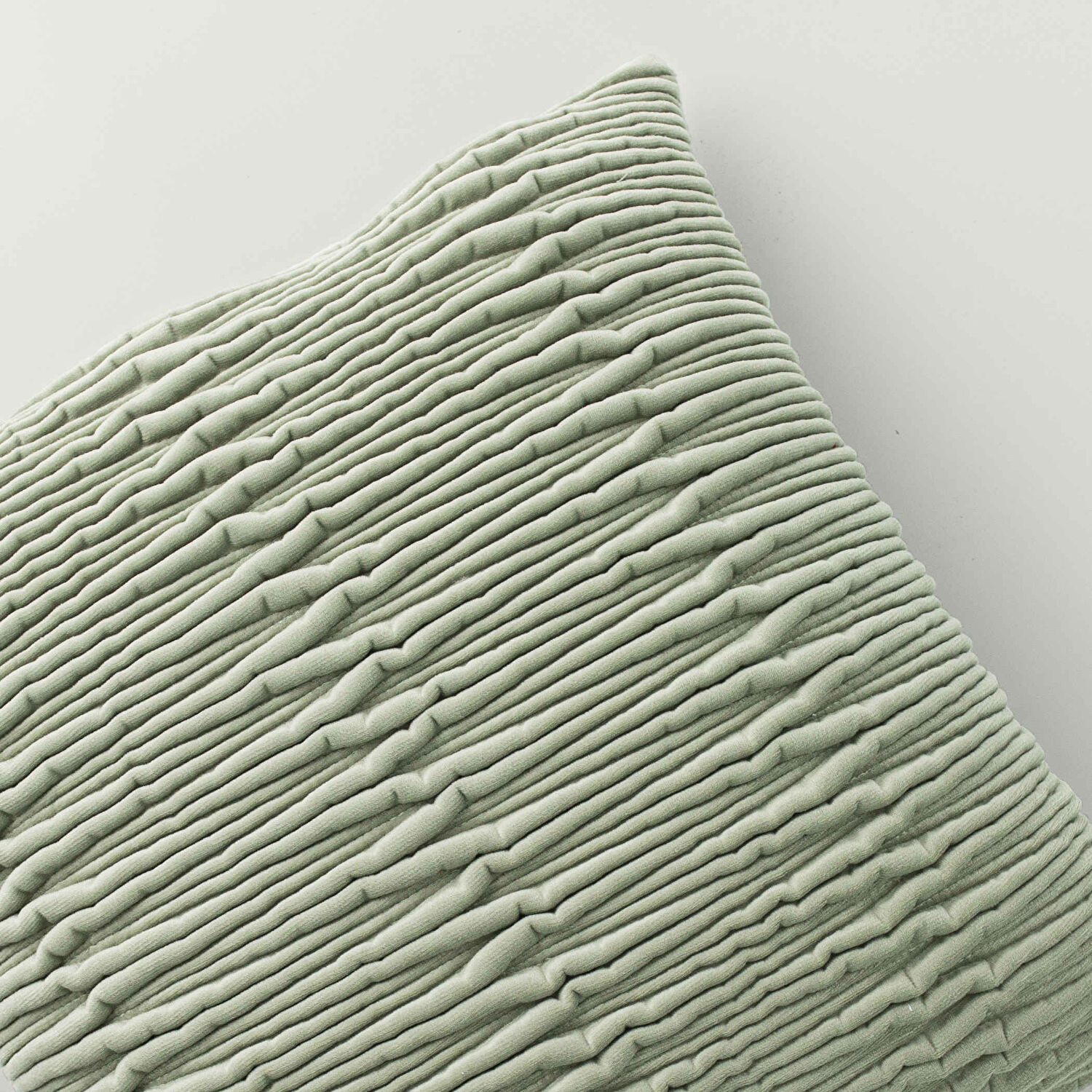 Linens Fiddle 45x45 cm Kırlent Kılıfı Yeşil