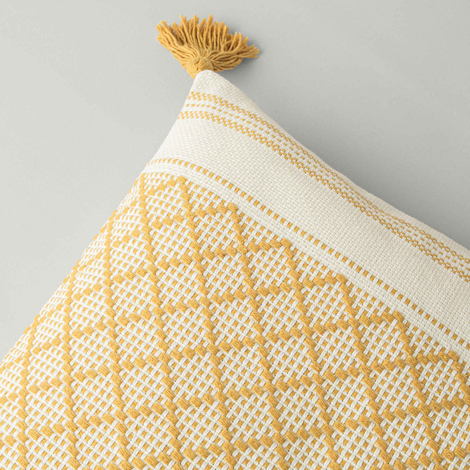 Linens Keinza 45x45 cm Kırlent Kılıfı Hardal