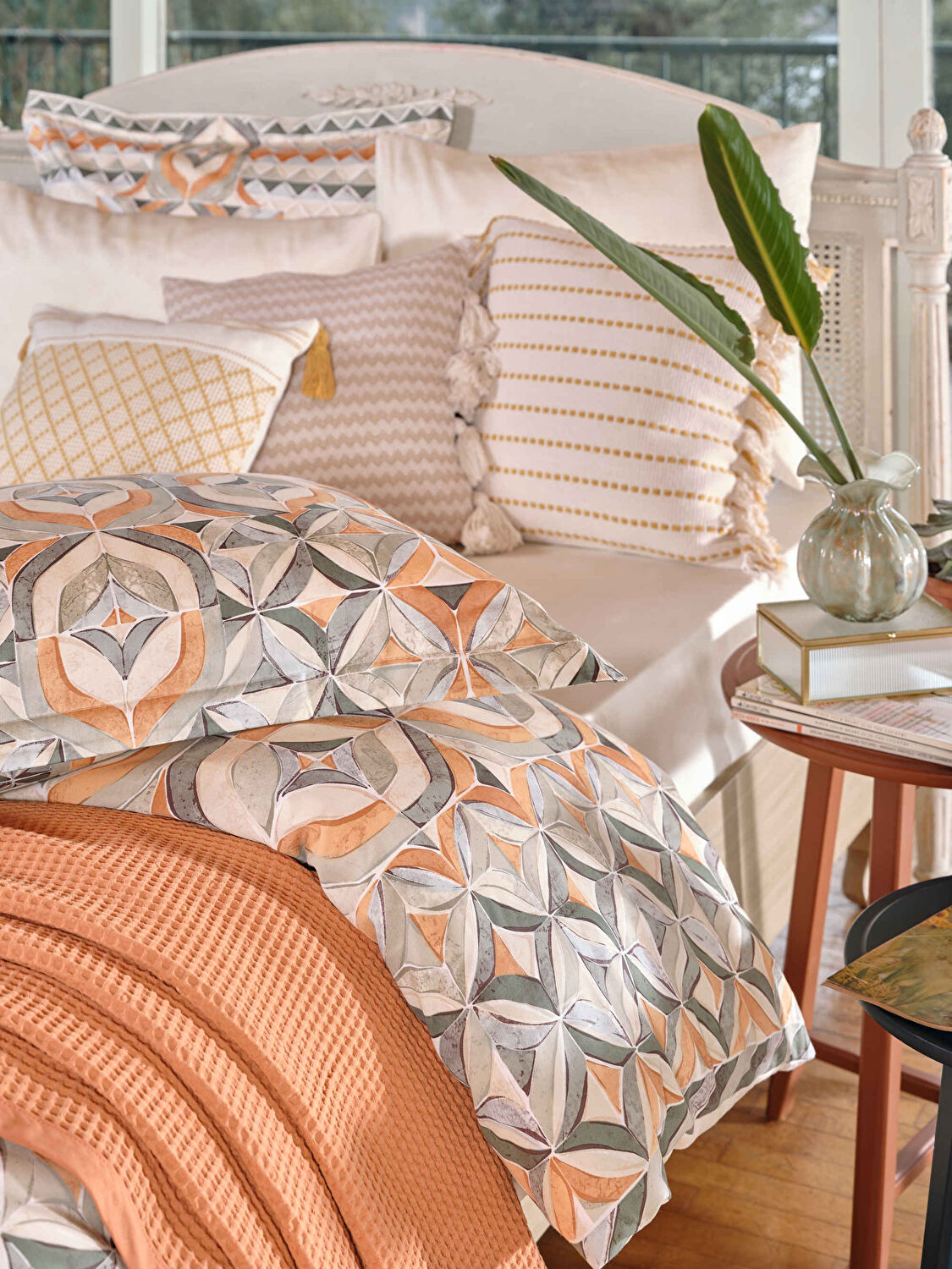 Linens Keinza 45x45 cm Kırlent Kılıfı Hardal