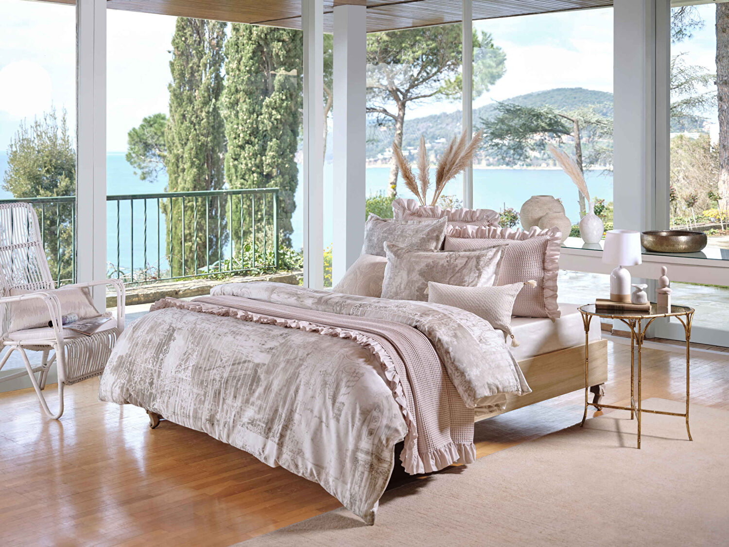 Linens Aleza 43x43 cm Kırlent Kılıfı Natural