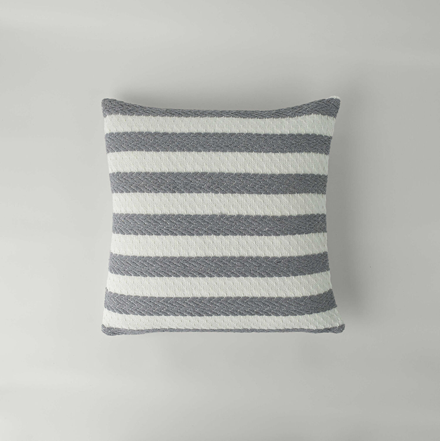 Linens Shakil 45x45 cm Kırlent Kılıfı Gri