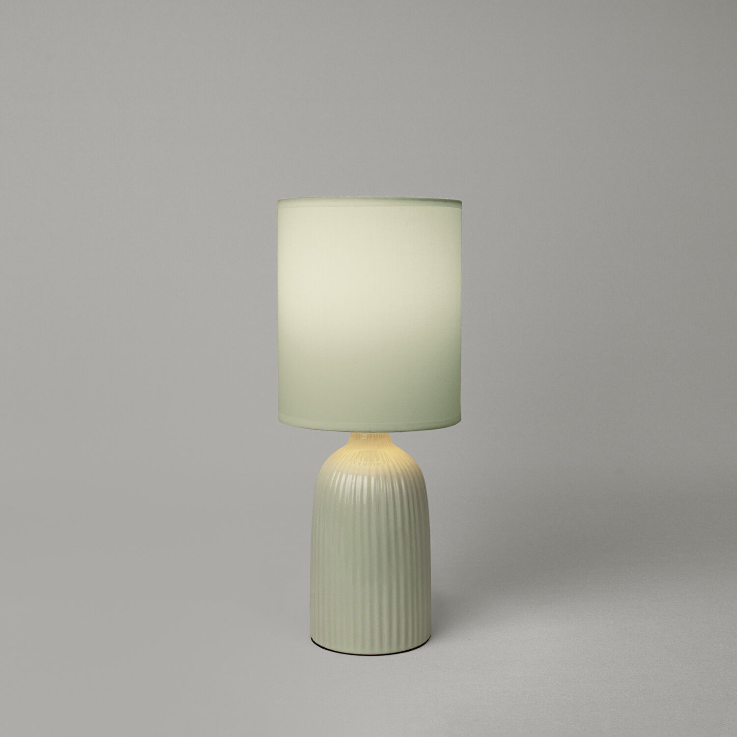 Linens Tilla Seramik 36x15 cm Abajur Yeşil