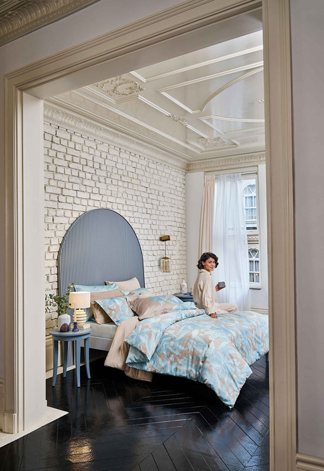 Linens Cornie Seramik 33,5x22 cm Abajur