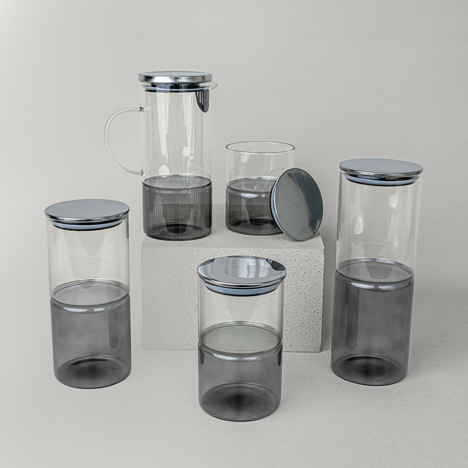 Linens Dichroic Cam 1440 ml Kavanoz