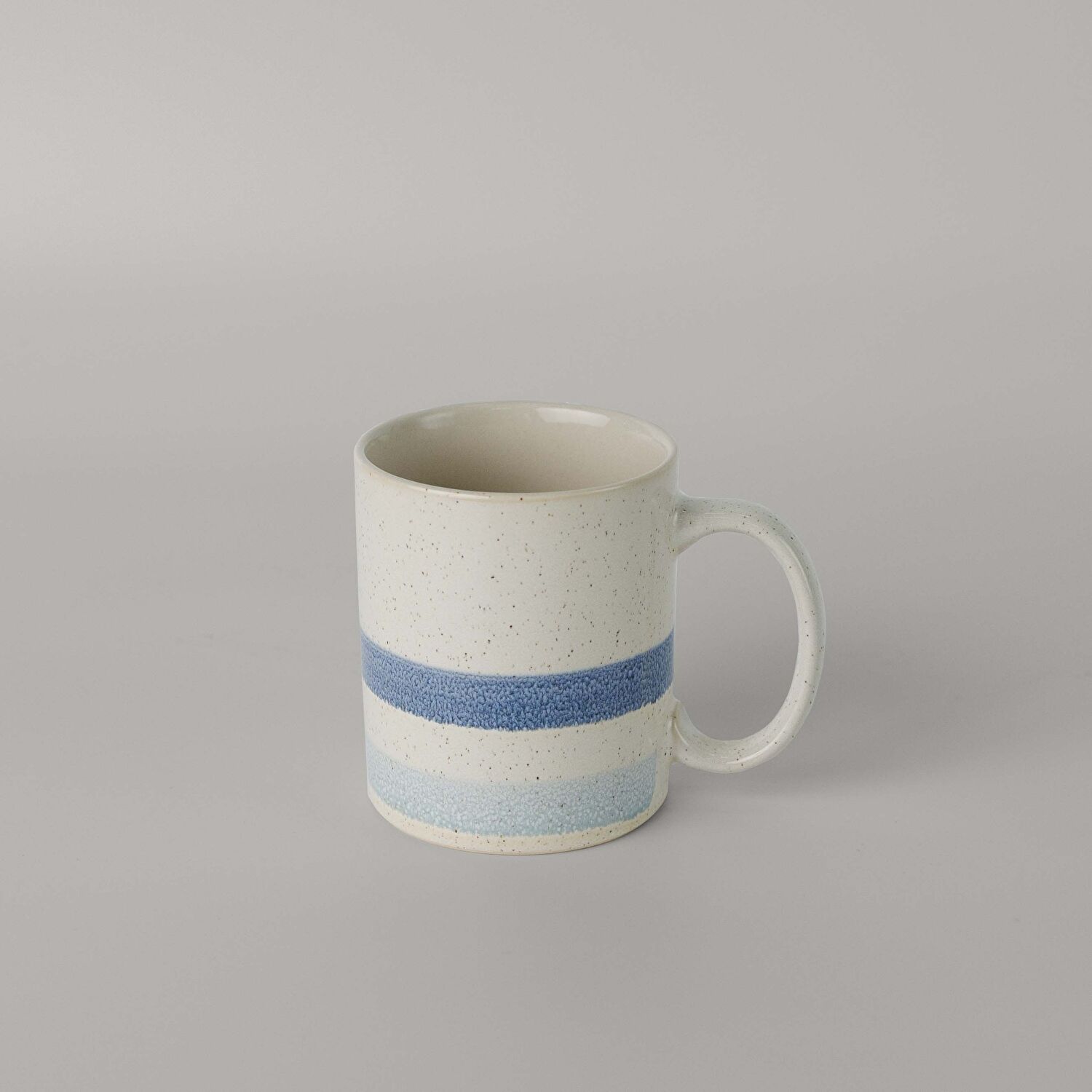 Linens Jose Seramik 400 ml Kupa ekru-Mavi