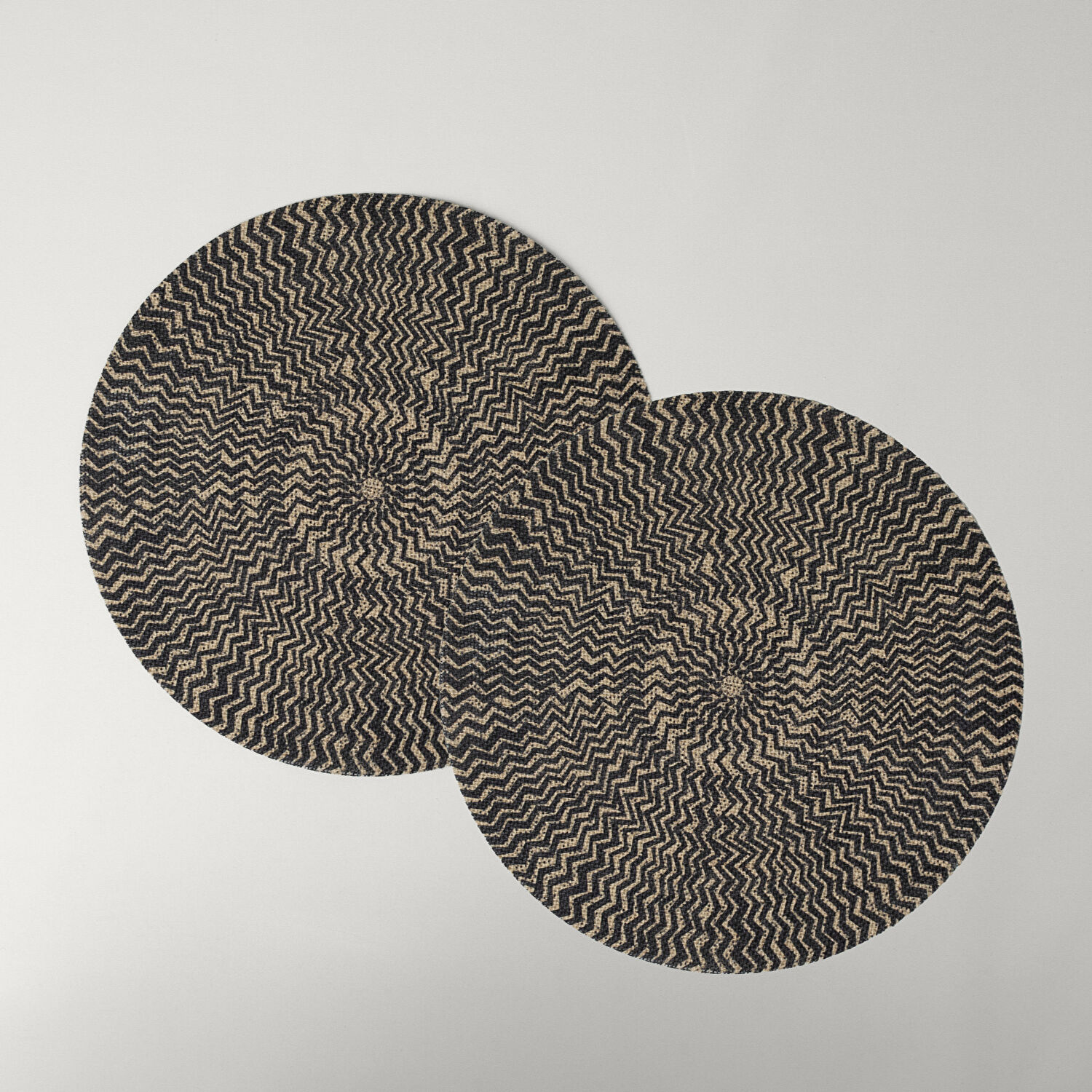 Linens Delon 2'li 38 cm Amerikan Servisi Siyah Naturel