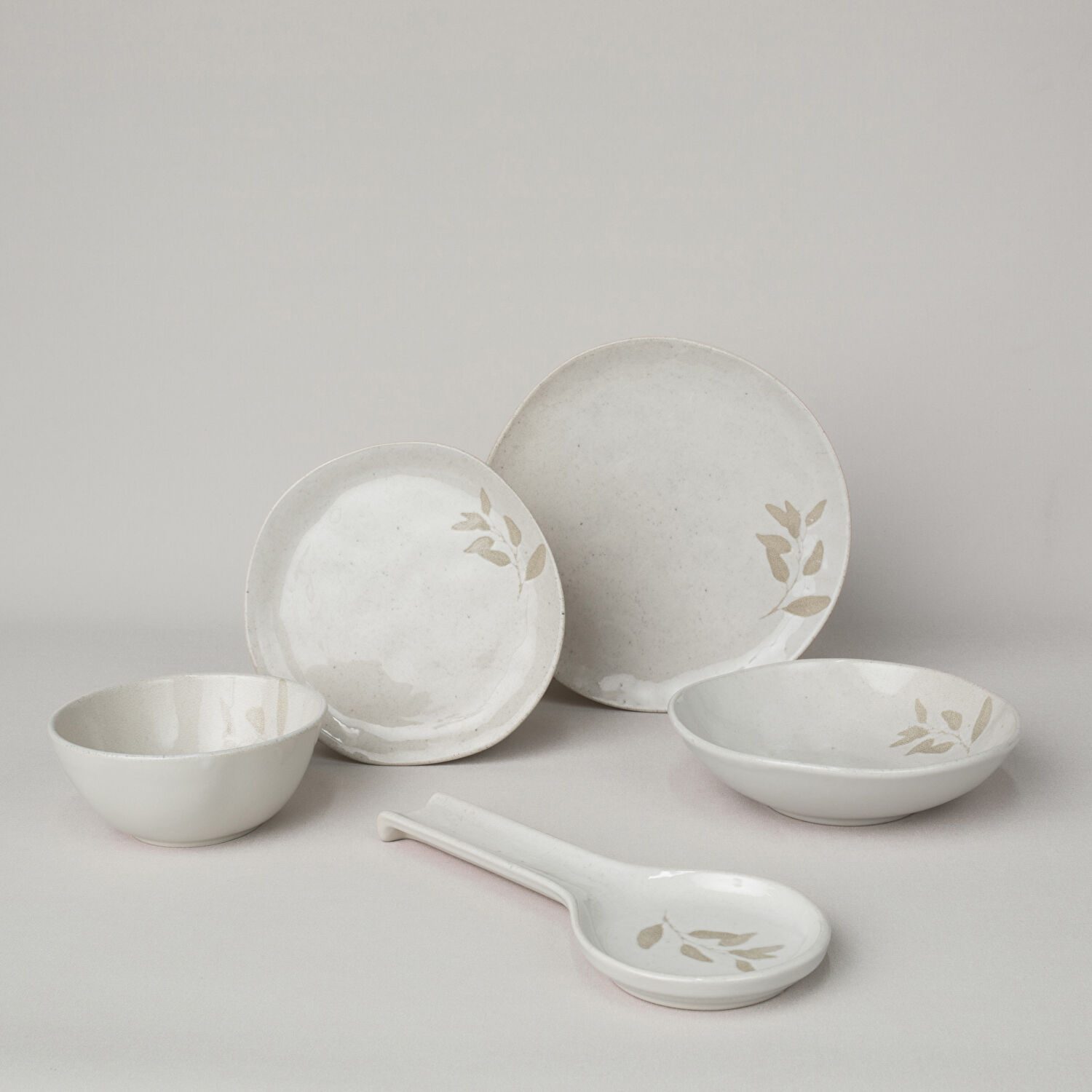 Linens Laurel Seramik 15 cm Kase Ekru