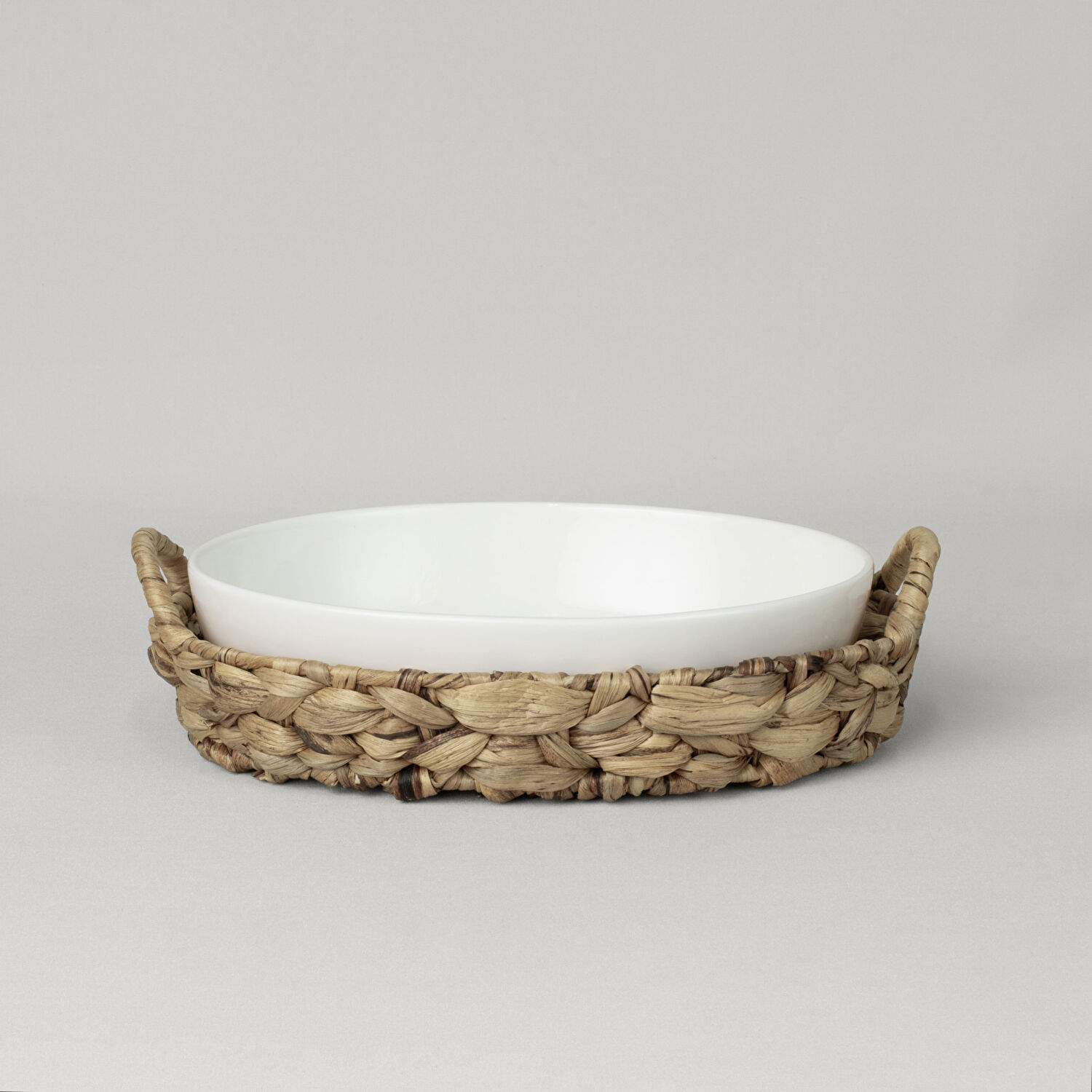 Linens Straw Porselen 33,5x18x6,6 cm Sunum Tabağı