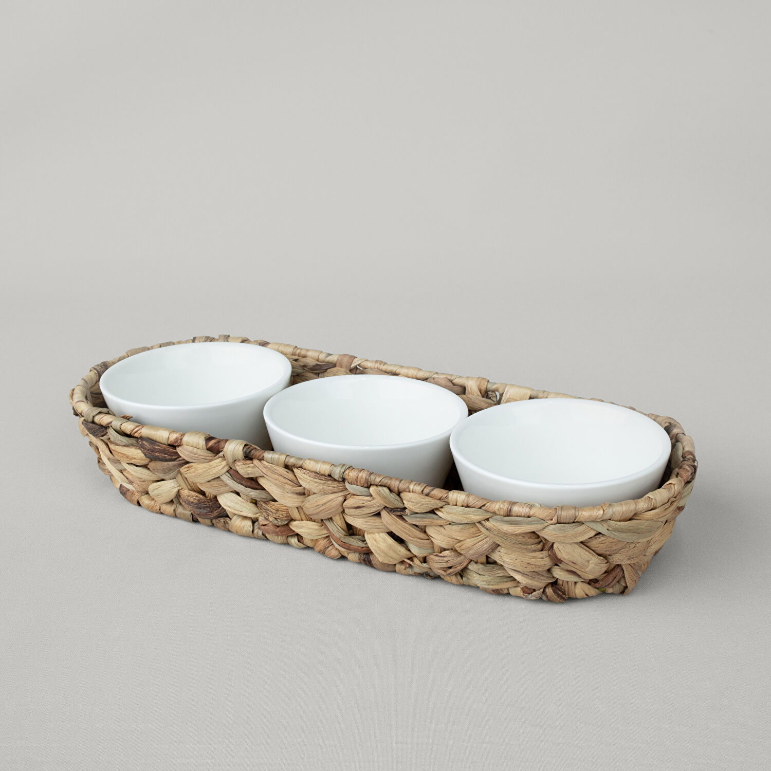 Linens Straw Porselen 33,5x18x6,6 cm Sunum Tabağı