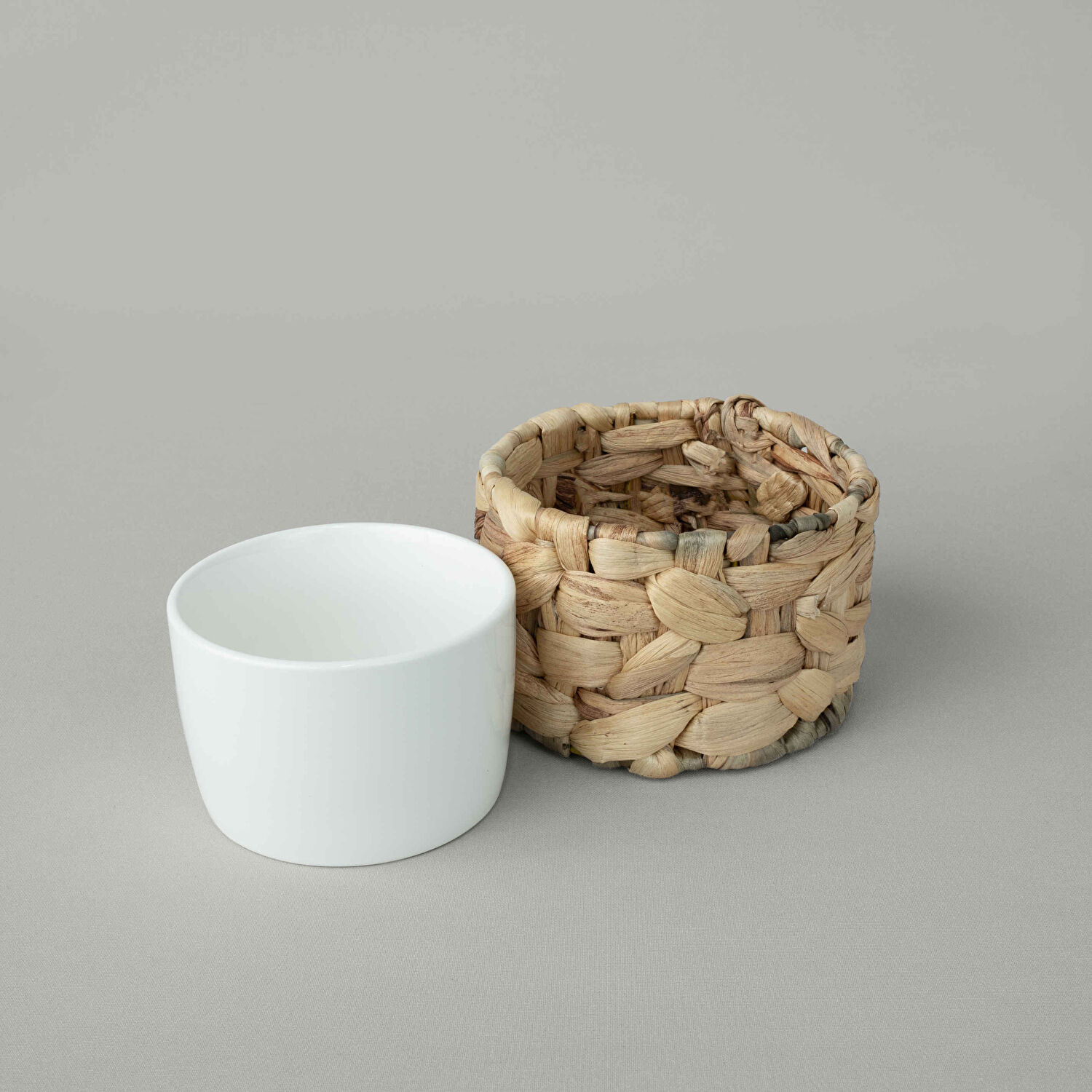 Linens Straw Porselen 13,x9,8 cm Sunum Kasesi