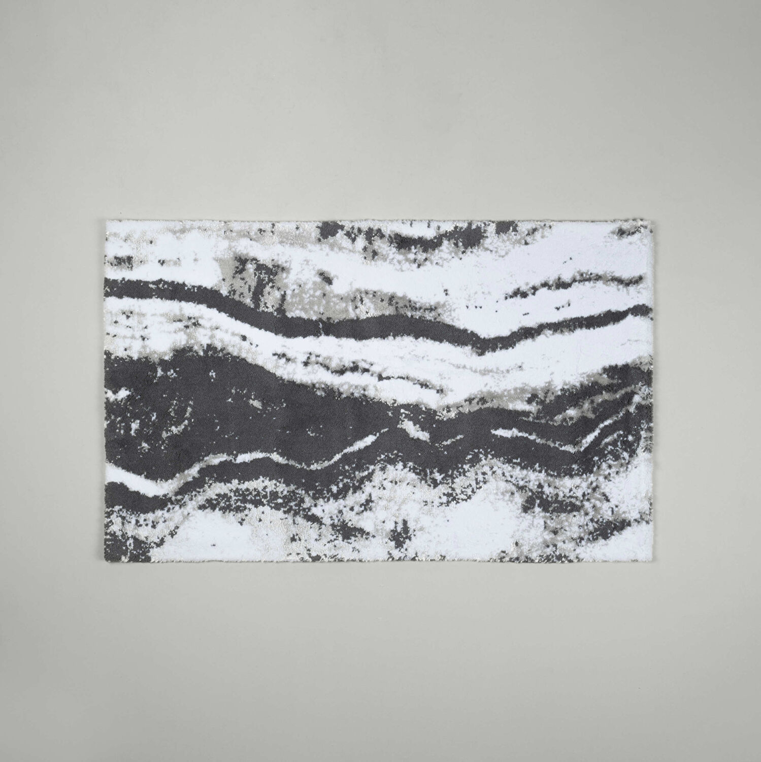 Linens Stone 2'li 60x100 / 50x60 cm Banyo Paspas Seti Gri
