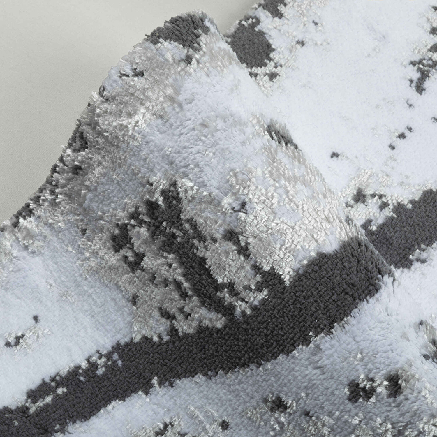 Linens Stone 2'li 60x100 / 50x60 cm Banyo Paspas Seti Gri