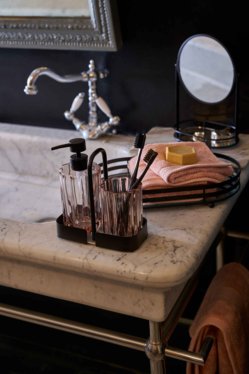 Linens Cozy Bambu 50x85 cm Yüz Havlusu Rose