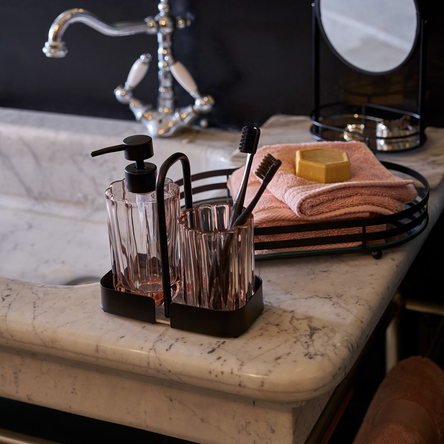 Linens Cozy Bambu 85x150 cm Banyo Havlusu Rose