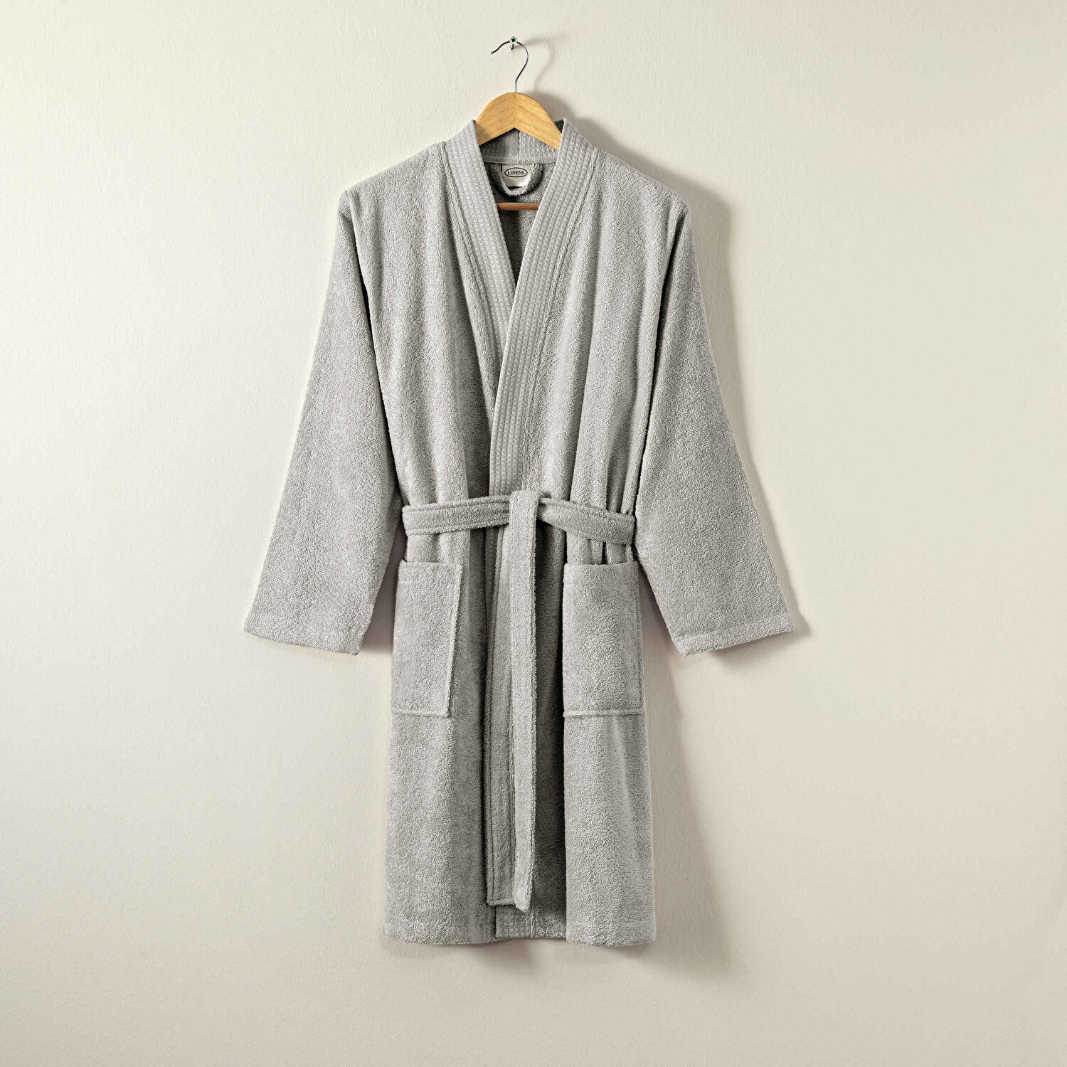 Linens Cozy Bambu L/xL Bornoz Koyu Gri