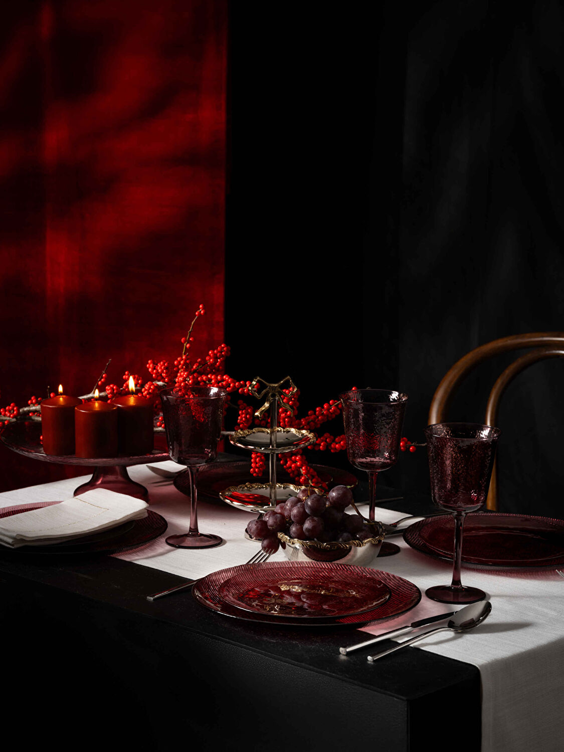 Linens Basic Çap 6 cm Yükseklik 8 cm Baton Mum Kahve