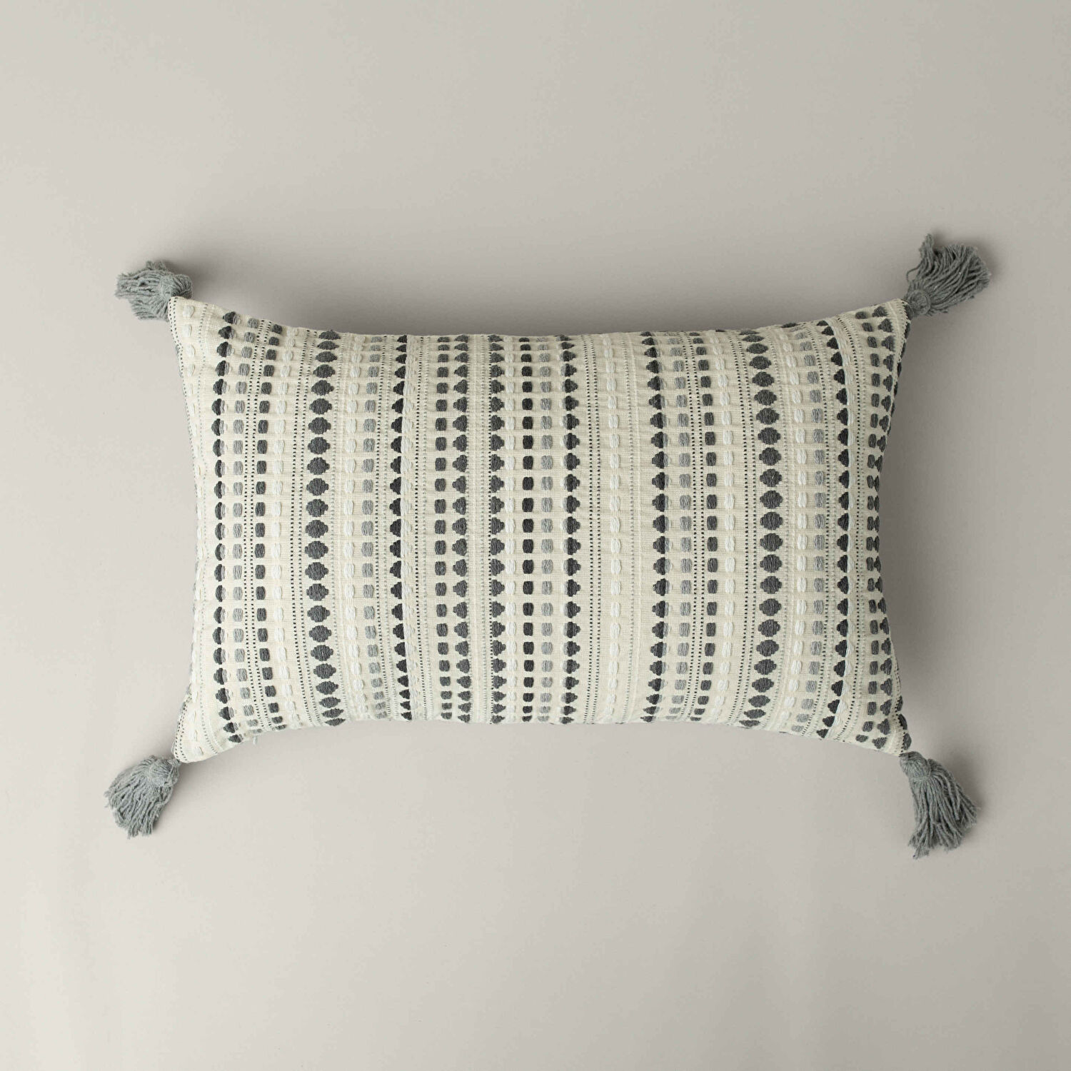 Linens Remi Kırlent Kılıfı 30x50 cm Gri