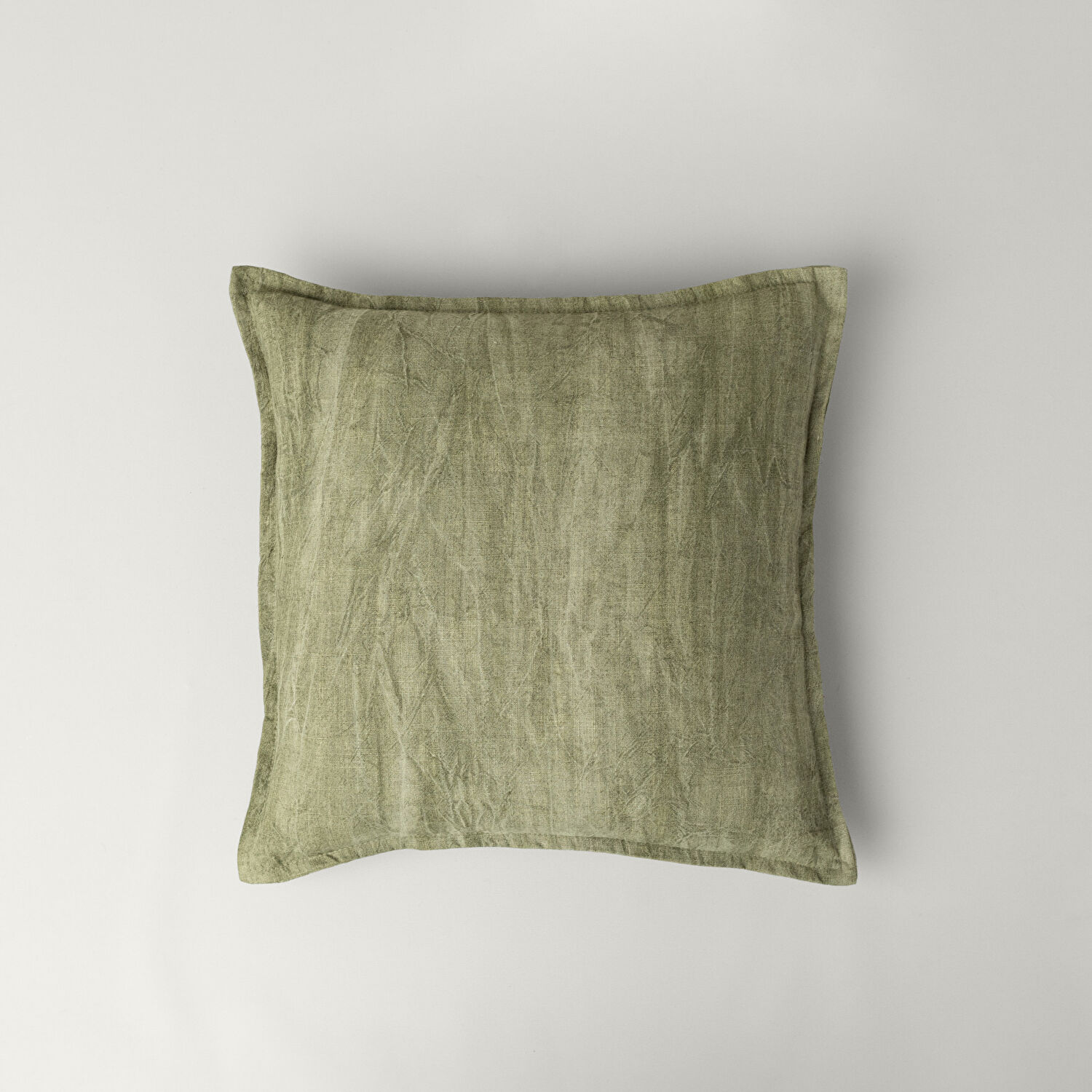 Linens Willy Kırlent Kılıfı 45x45 cm Haki