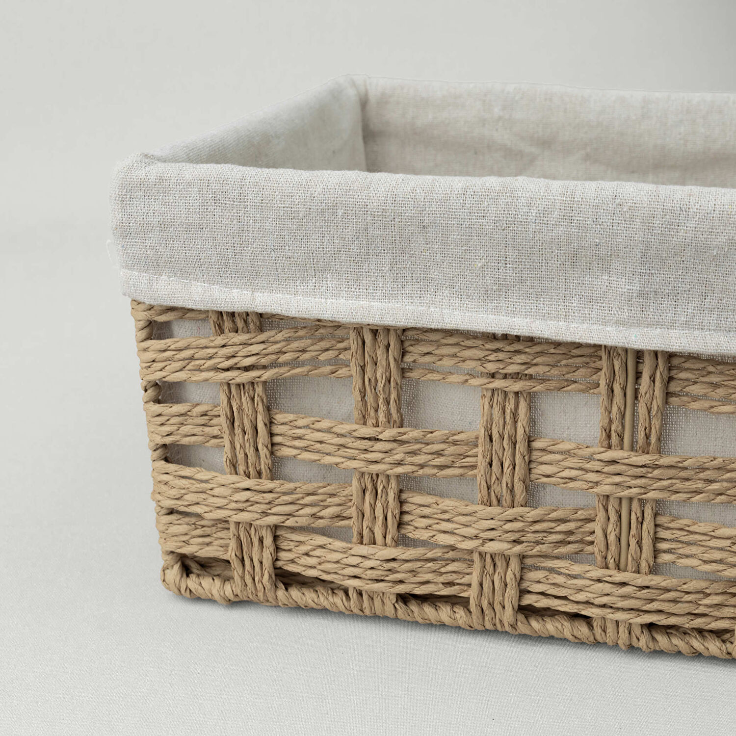 Linens Tidy Sepet 38x26x17,2 Cm Naturel