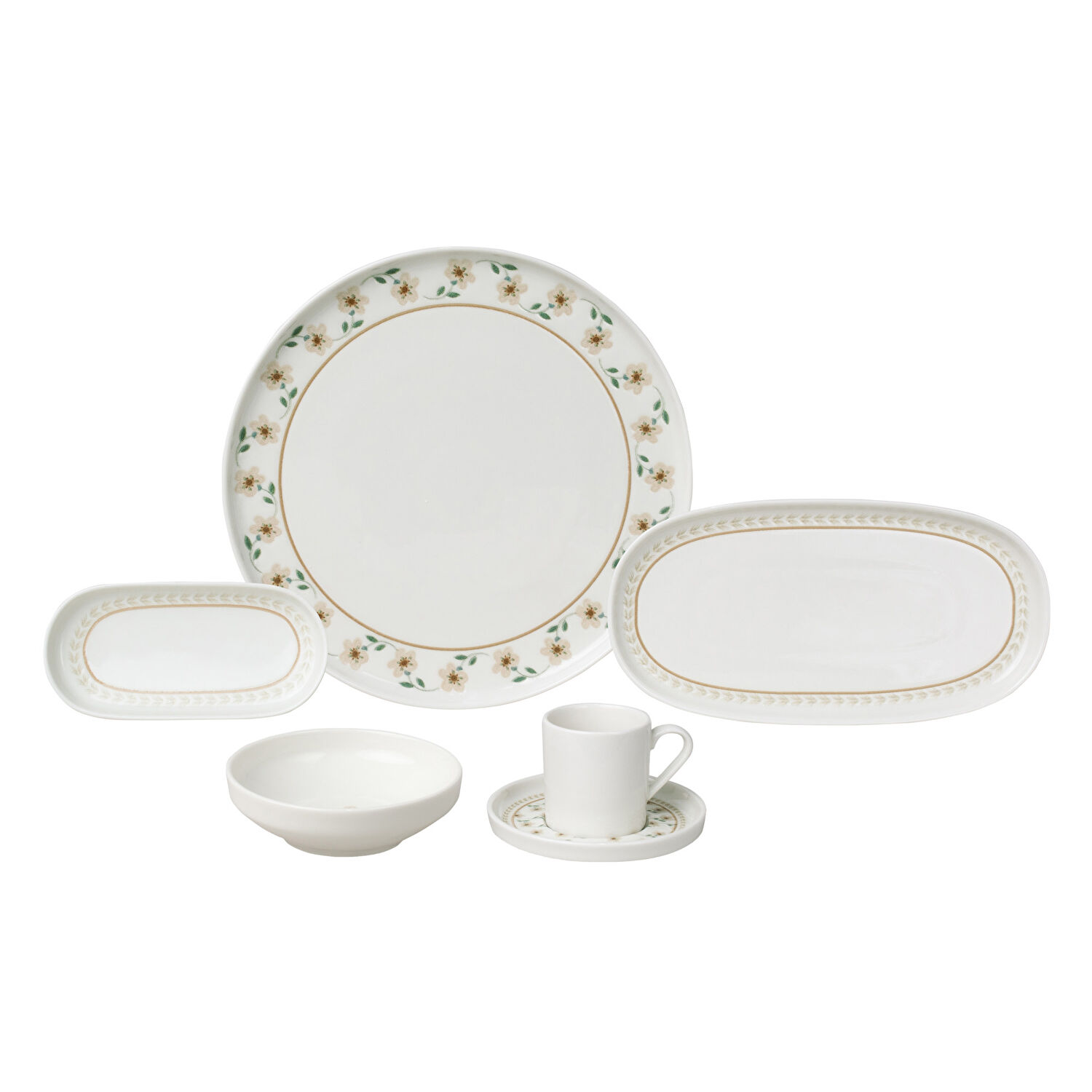 Pierre Cardin Florien Porselen 14 Parça Kahvaltı Takımı