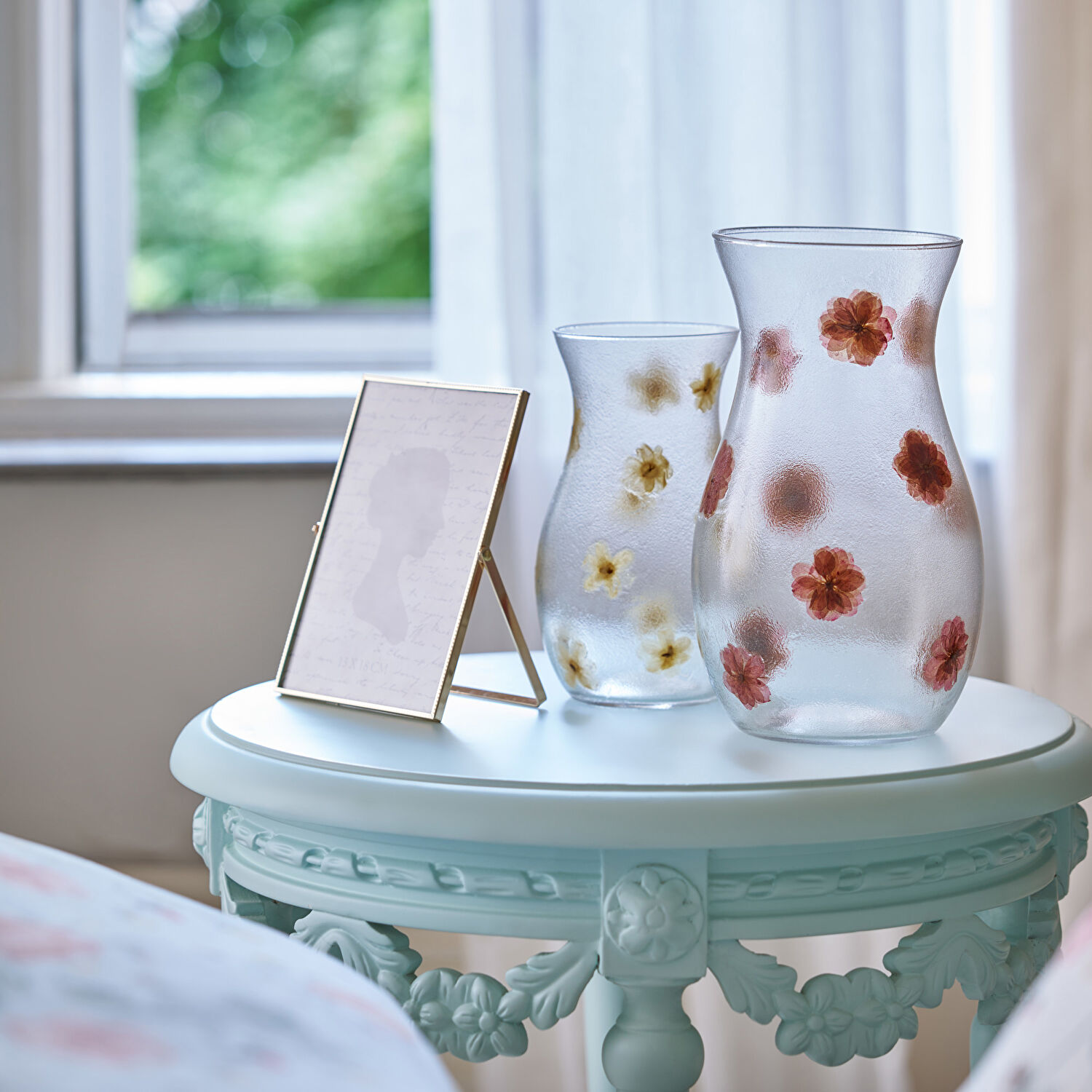 Linens Brise 12x12x20 cm Vazo Gül Kurusu