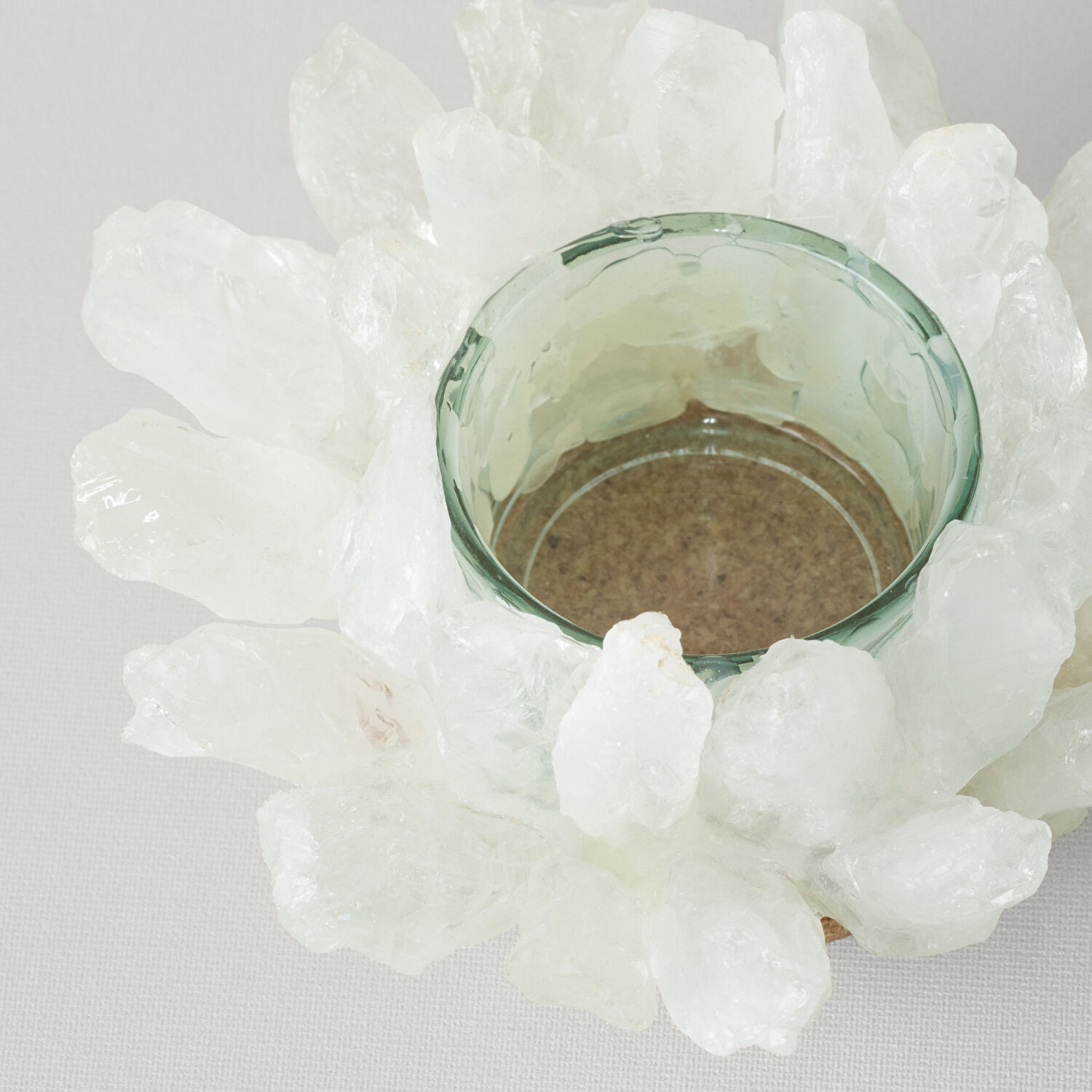 Linens Saut 10x10x5 cm Mumluk Beyaz