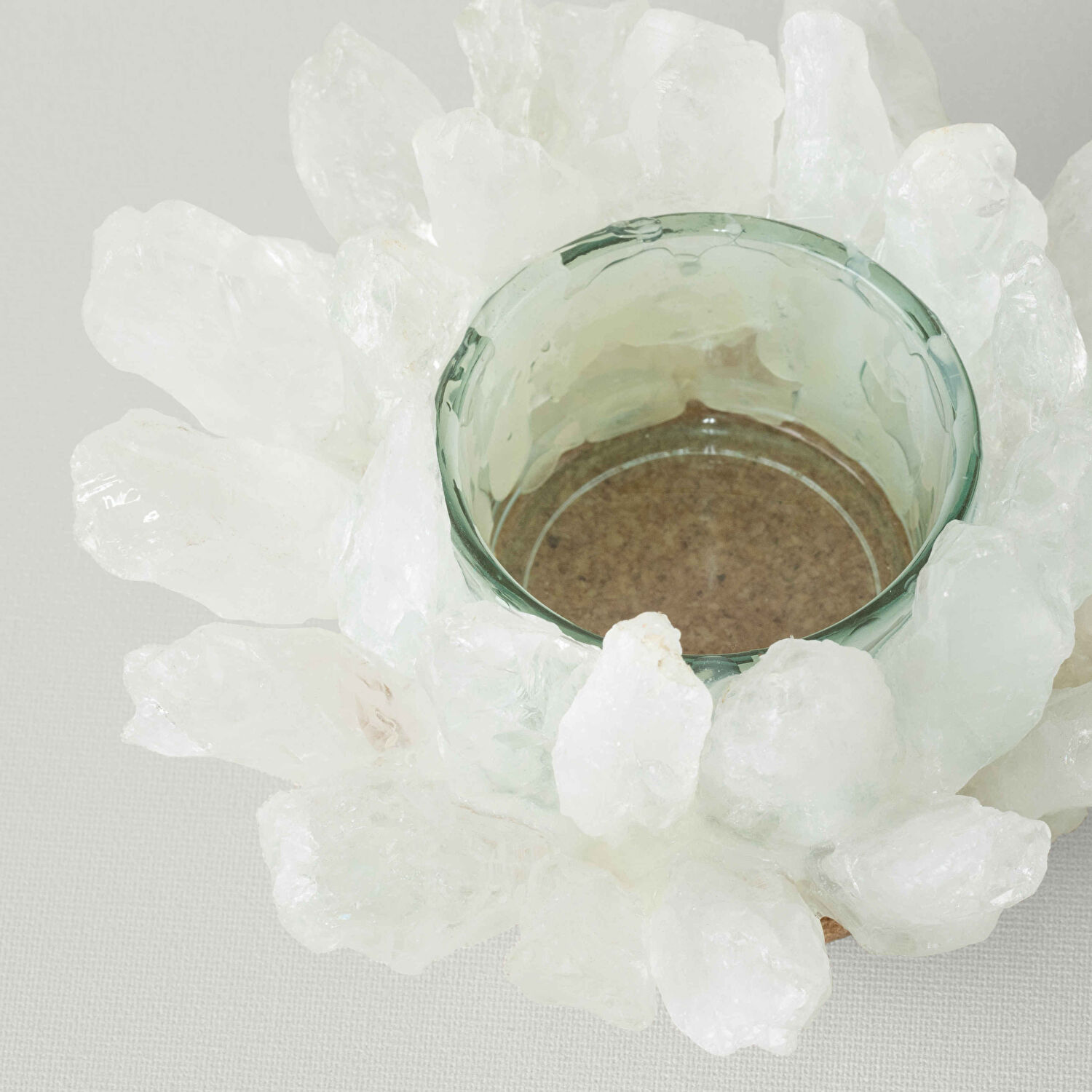 Linens Saut 10x10x5 cm Mumluk Beyaz