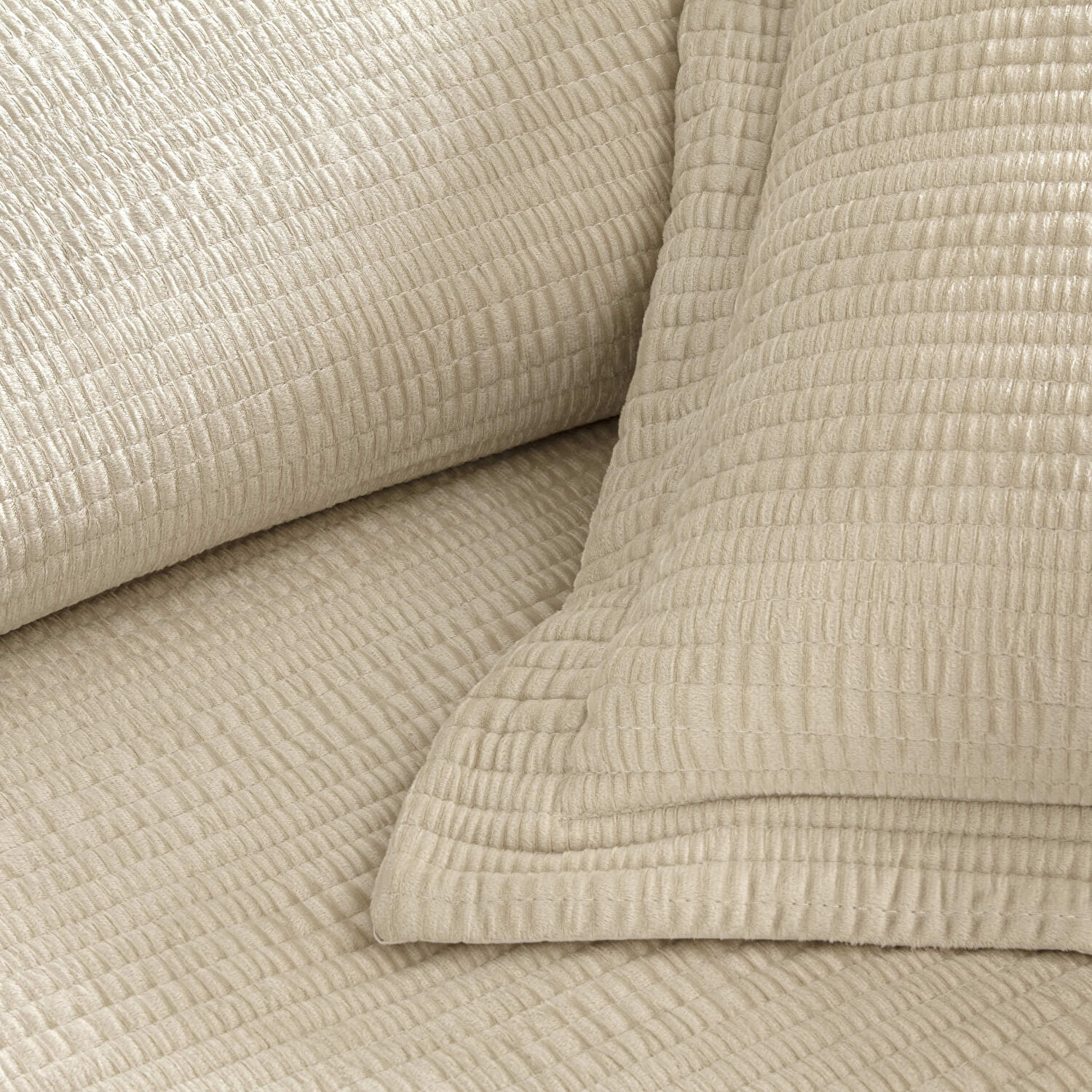 Linens Velona Çift Kişilik Yatak Örtüsü Seti Kum