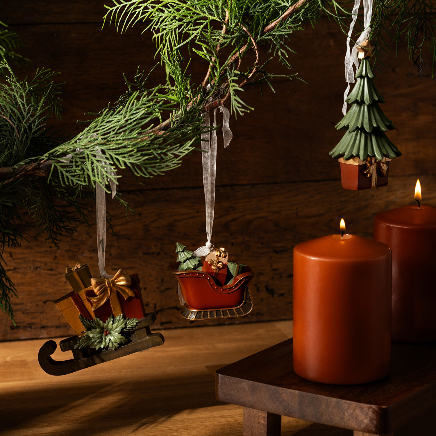 Linens Sled Ağaç Süsü