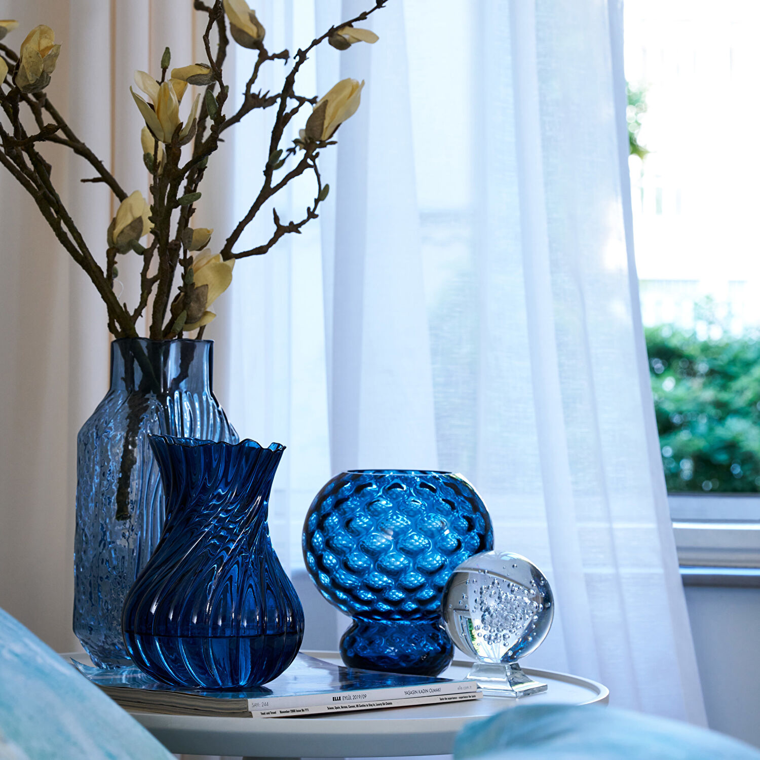 Linens Odile 10x10x11,5 cm Dekor Şeffaf