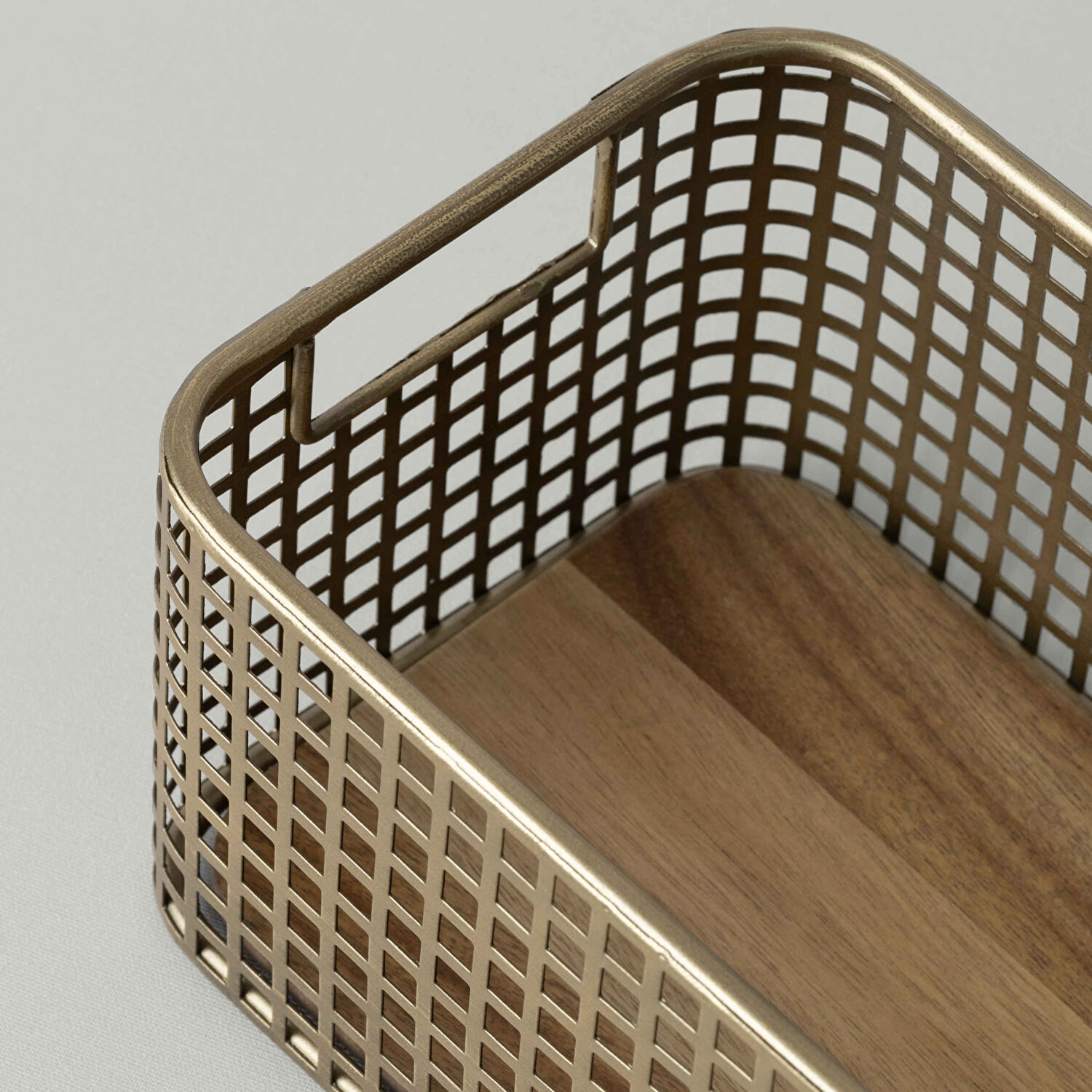 Linens Benson 41x16x12cm Düzenleyici Gold