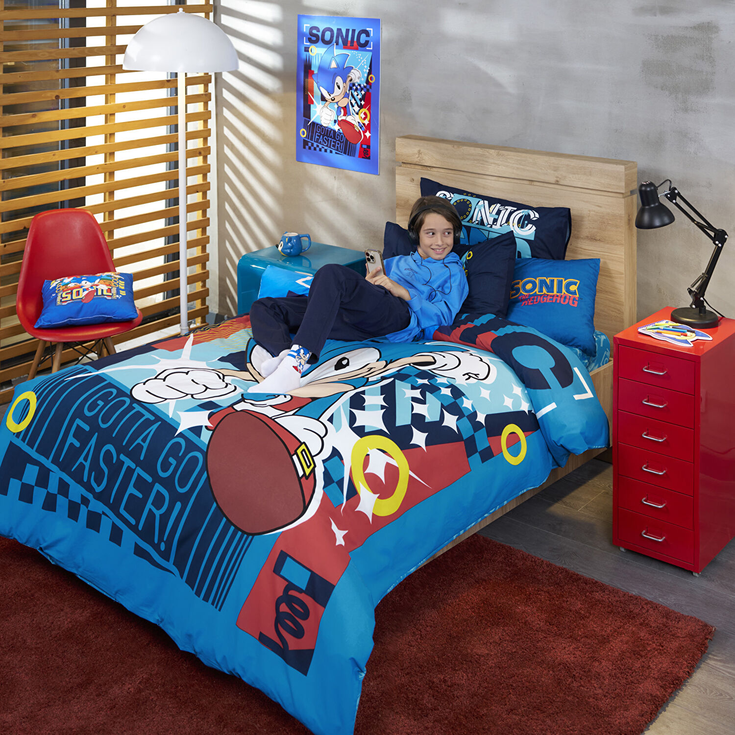 Lisanslı Sonic Classic 40x40 cm Kırlent