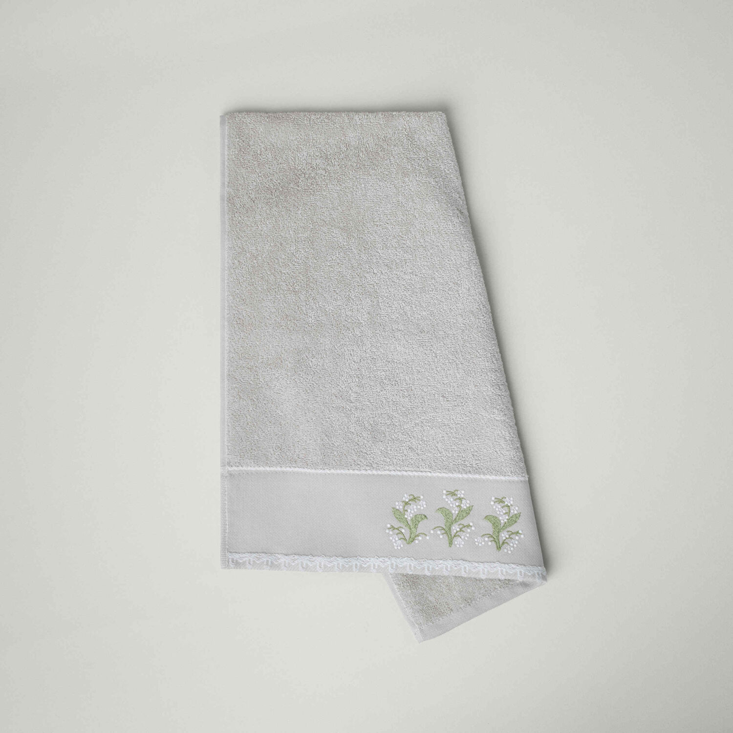 Linens Evera Pamuk 50x85 cm Yüz Havlusu Stone (450 G/M²)