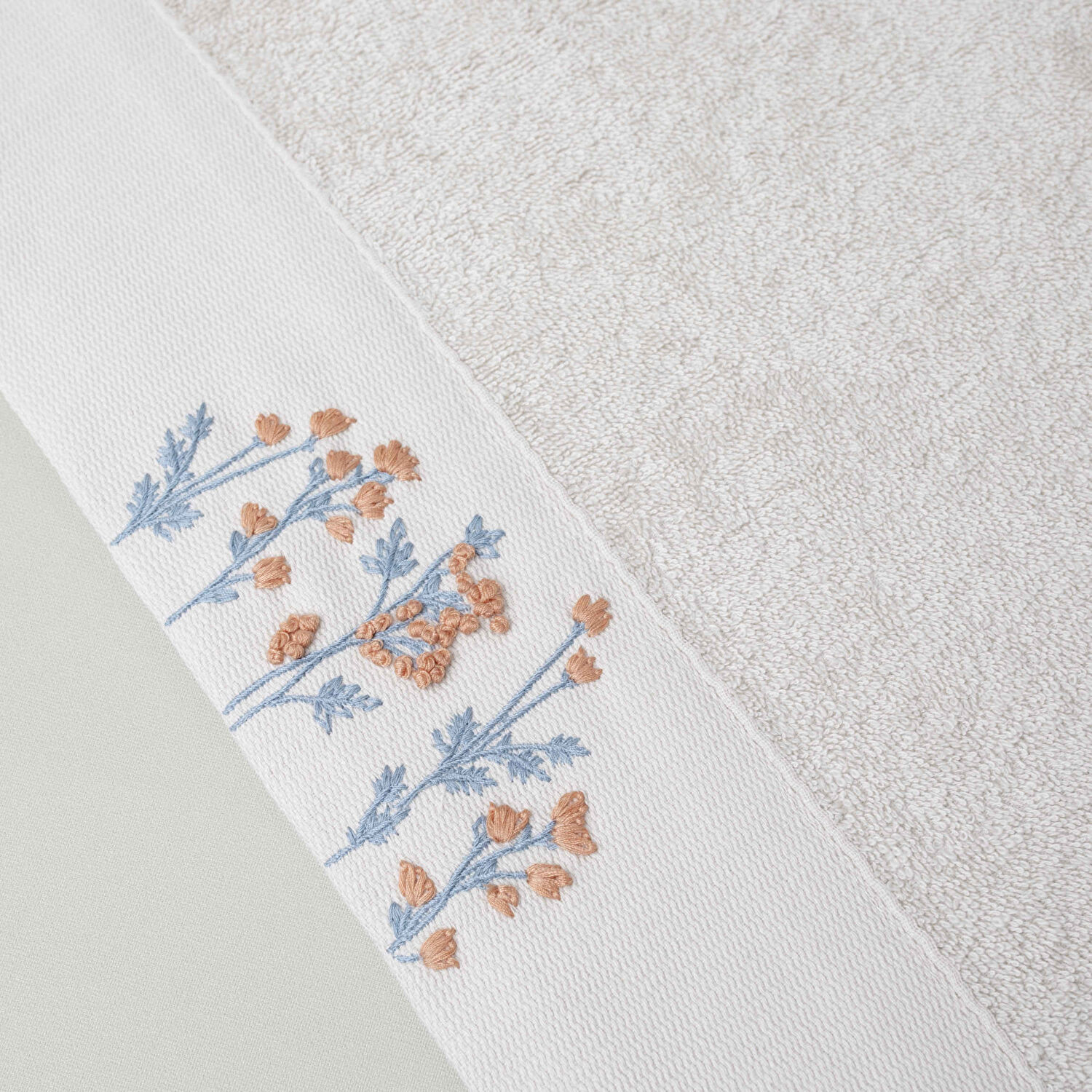 Linens Neris Pamuk 50x85 cm Yüz Havlusu Bej (450 G/M²)