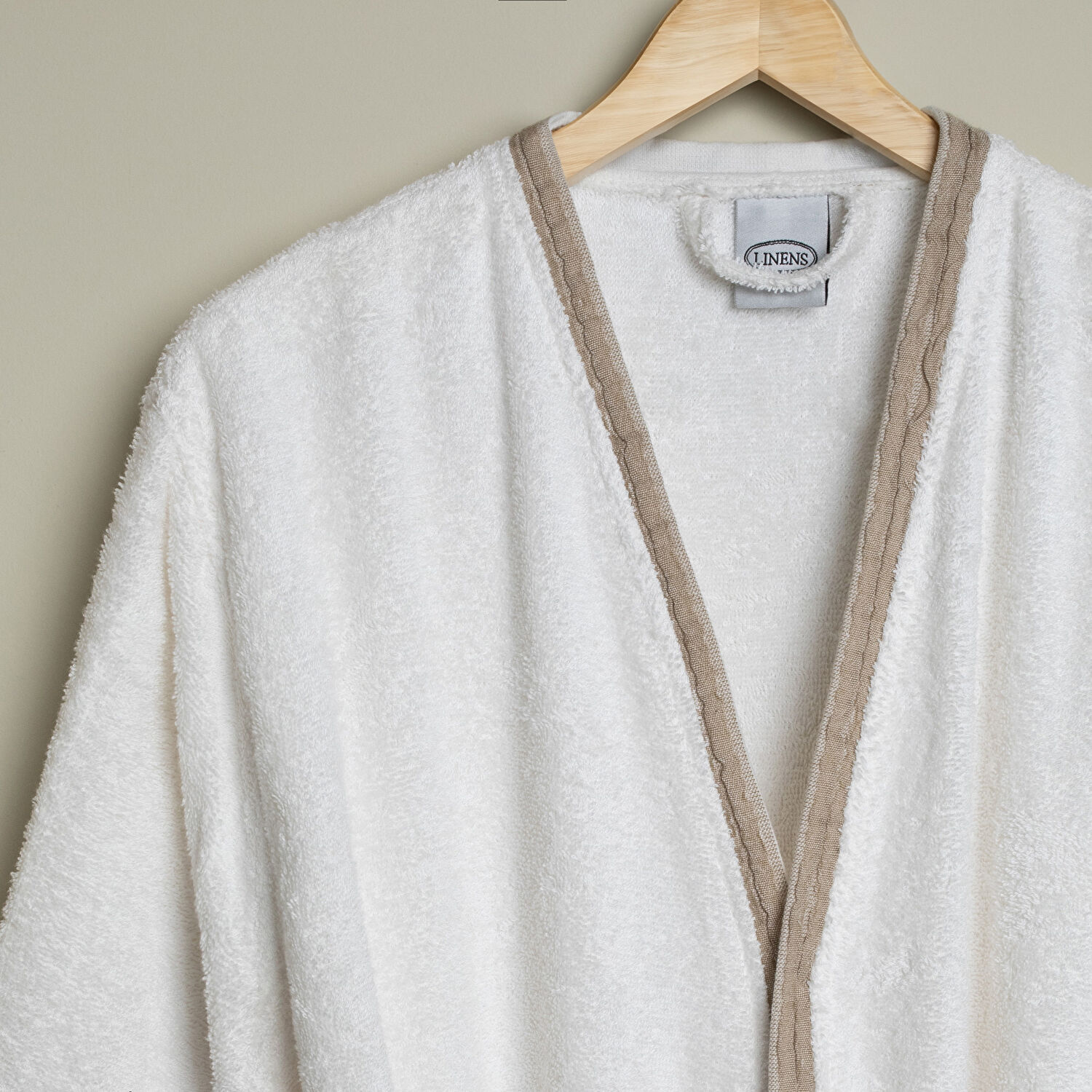 Linens Vesso Bambu M/L Bornoz Seti Ekru