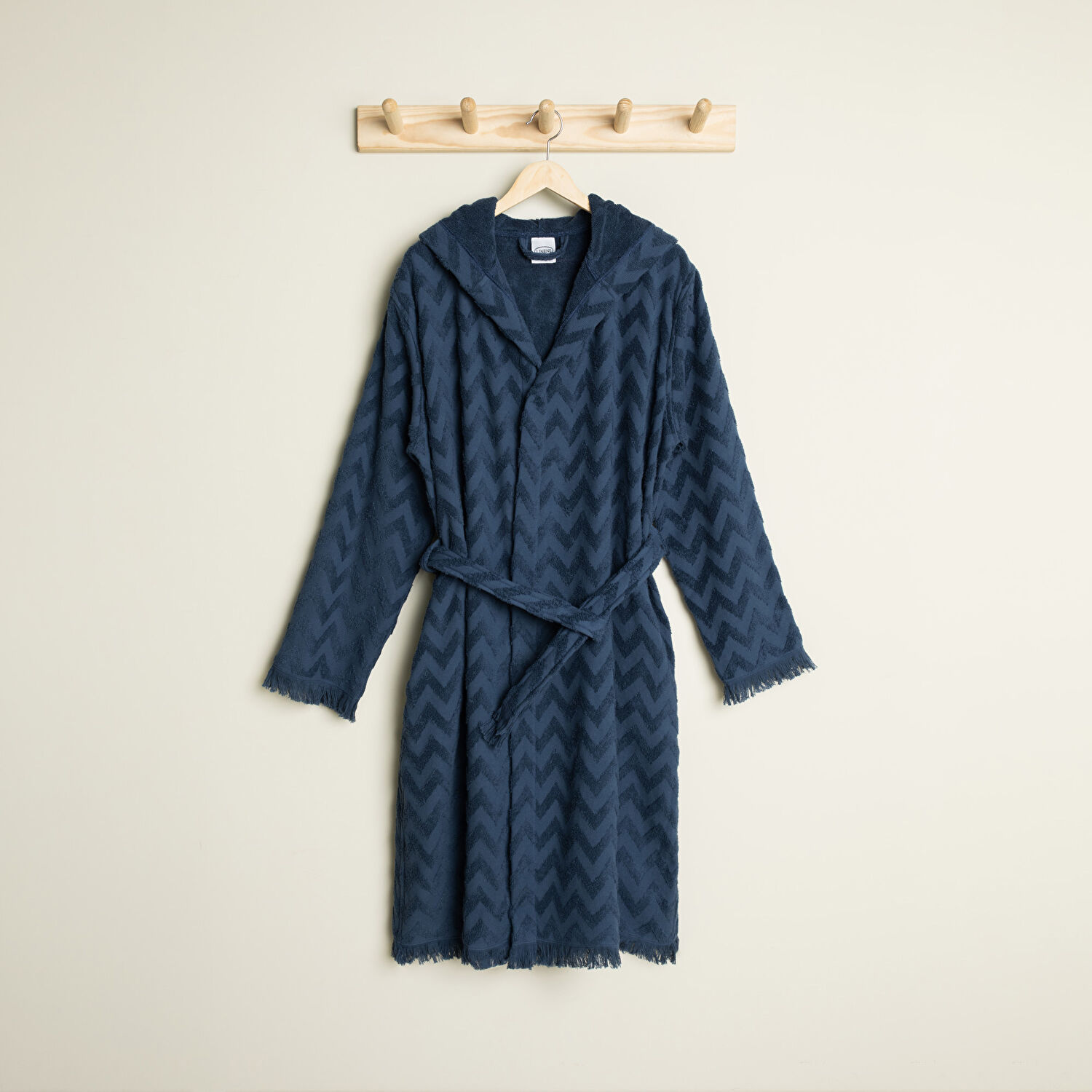 Linens Noire Pamuk M/L Bornoz Lacivert