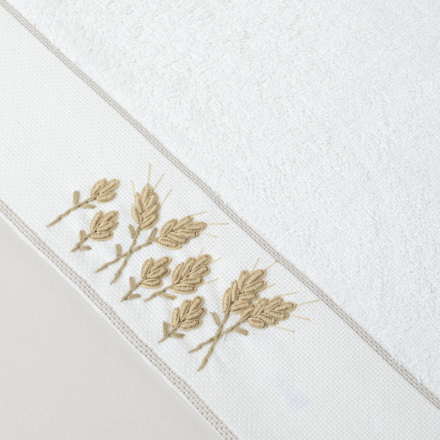 Linens Avena Bambu 50x85 Cm Yüz Havlusu Ekru