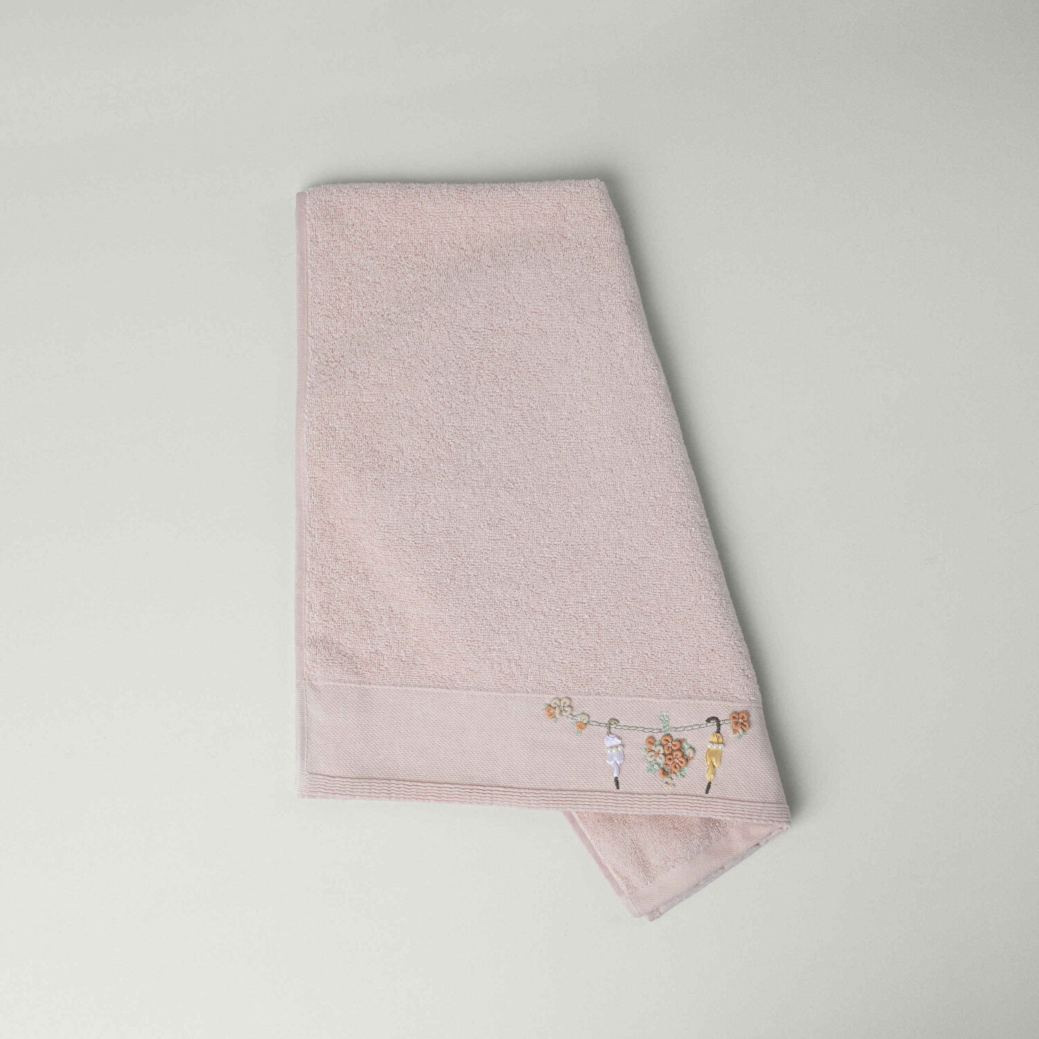 Linens Umbrella Pamuk 50x85 Cm Yüz Havlusu Rose