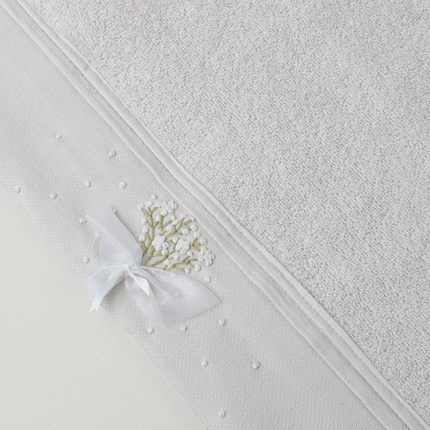 Linens Bouquet Pamuk 50x85 Cm Yüz Havlusu Bej