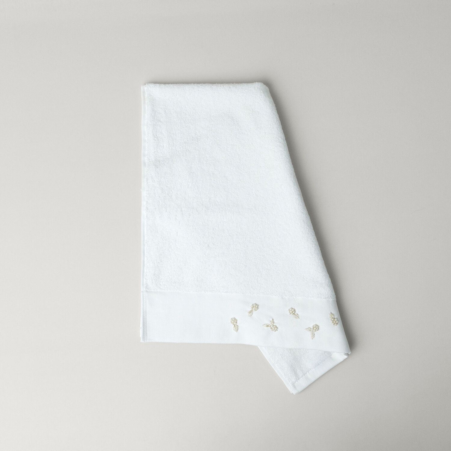 Linens Silvia Pamuk 50x85 Cm Yüz Havlusu Beyaz