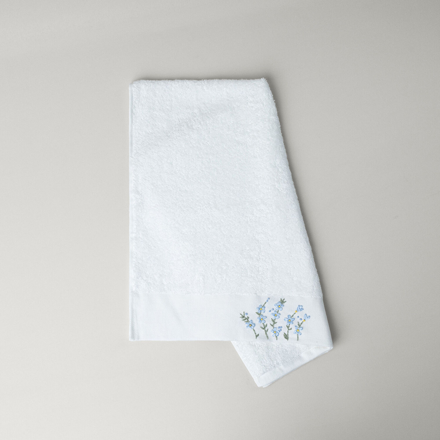 Linens Lunel Bambu 50x85 Cm Yüz Havlusu Beyaz