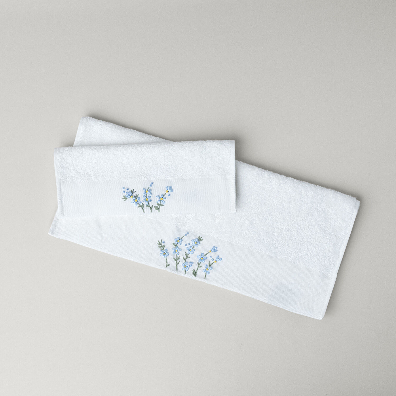 Linens Lunel Bambu 50x85 Cm Yüz Havlusu Beyaz