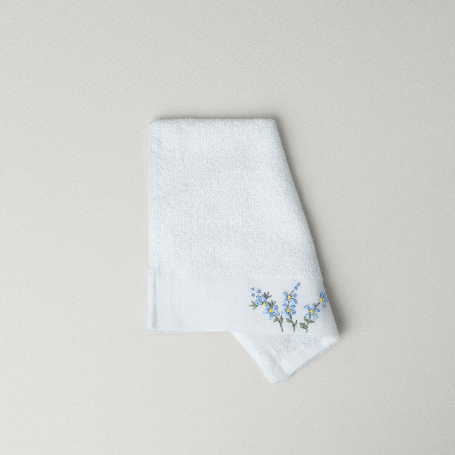 Linens Lunel Bambu 30x45 Cm El Havlusu Beyaz