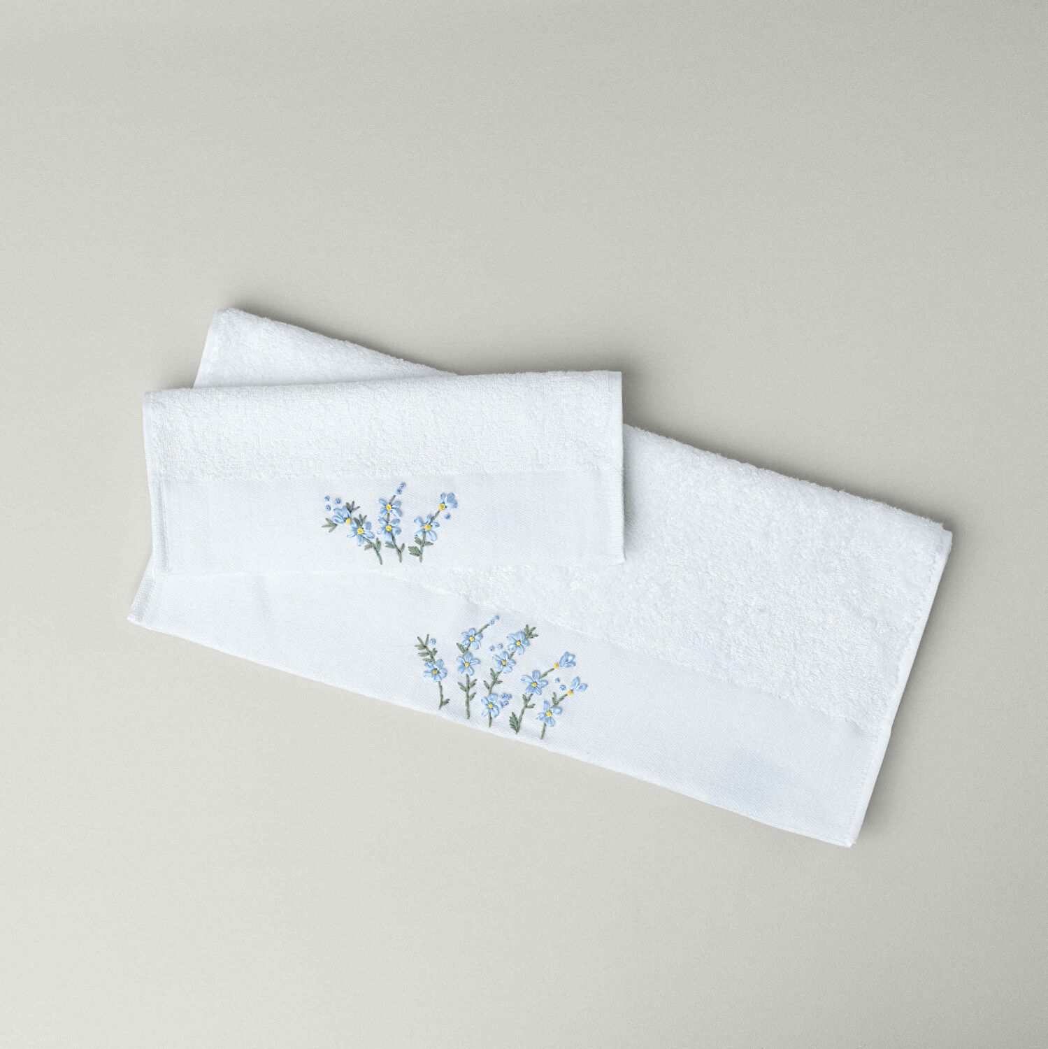 Linens Lunel Bambu 30x45 Cm El Havlusu Beyaz