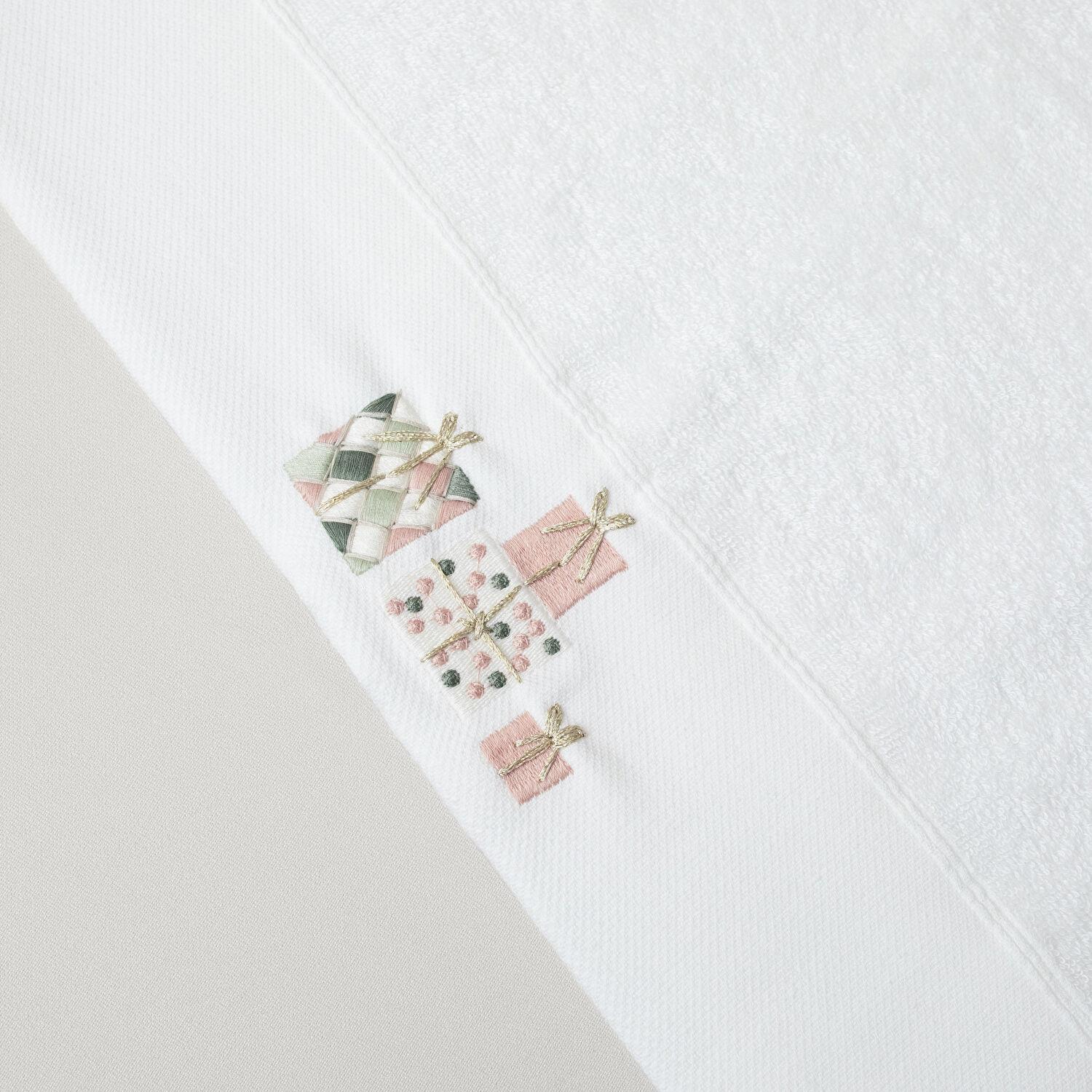 Linens Gift Bambu 50x85 Cm Yüz Havlusu Beyaz