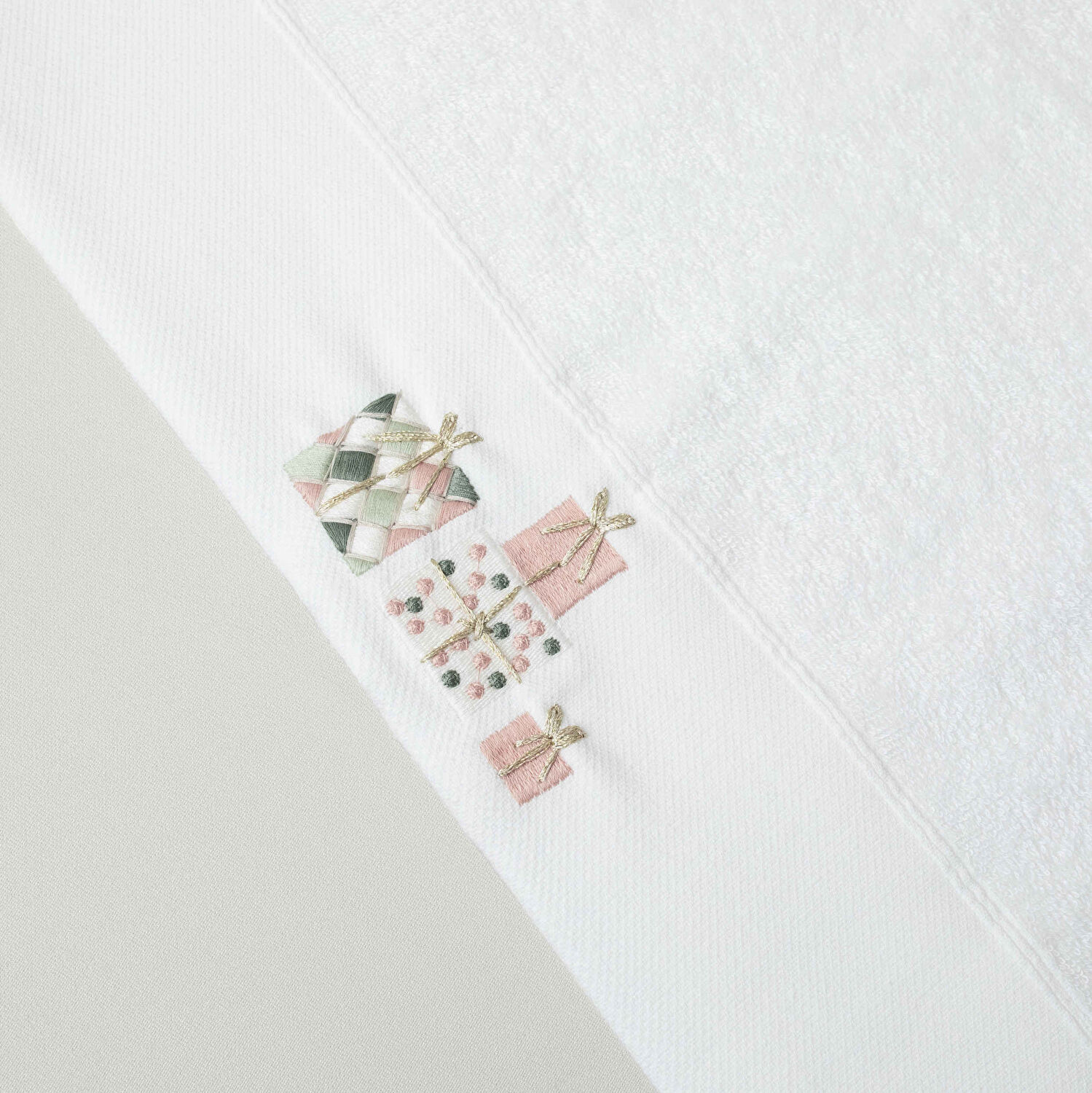 Linens Gift Bambu 50x85 Cm Yüz Havlusu Beyaz