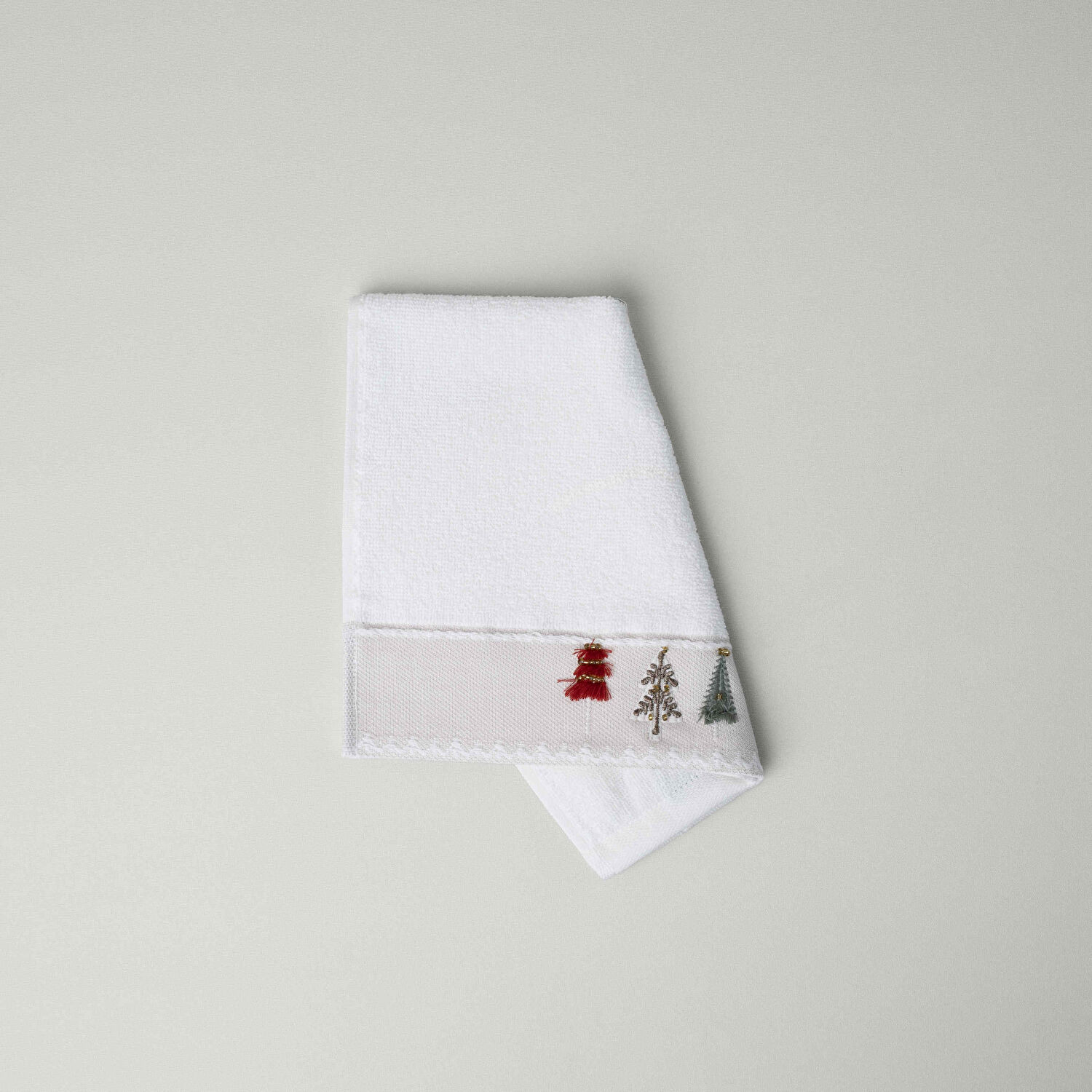 Linens Pine Pamuk 30x45 Cm El Havlusu Ekru