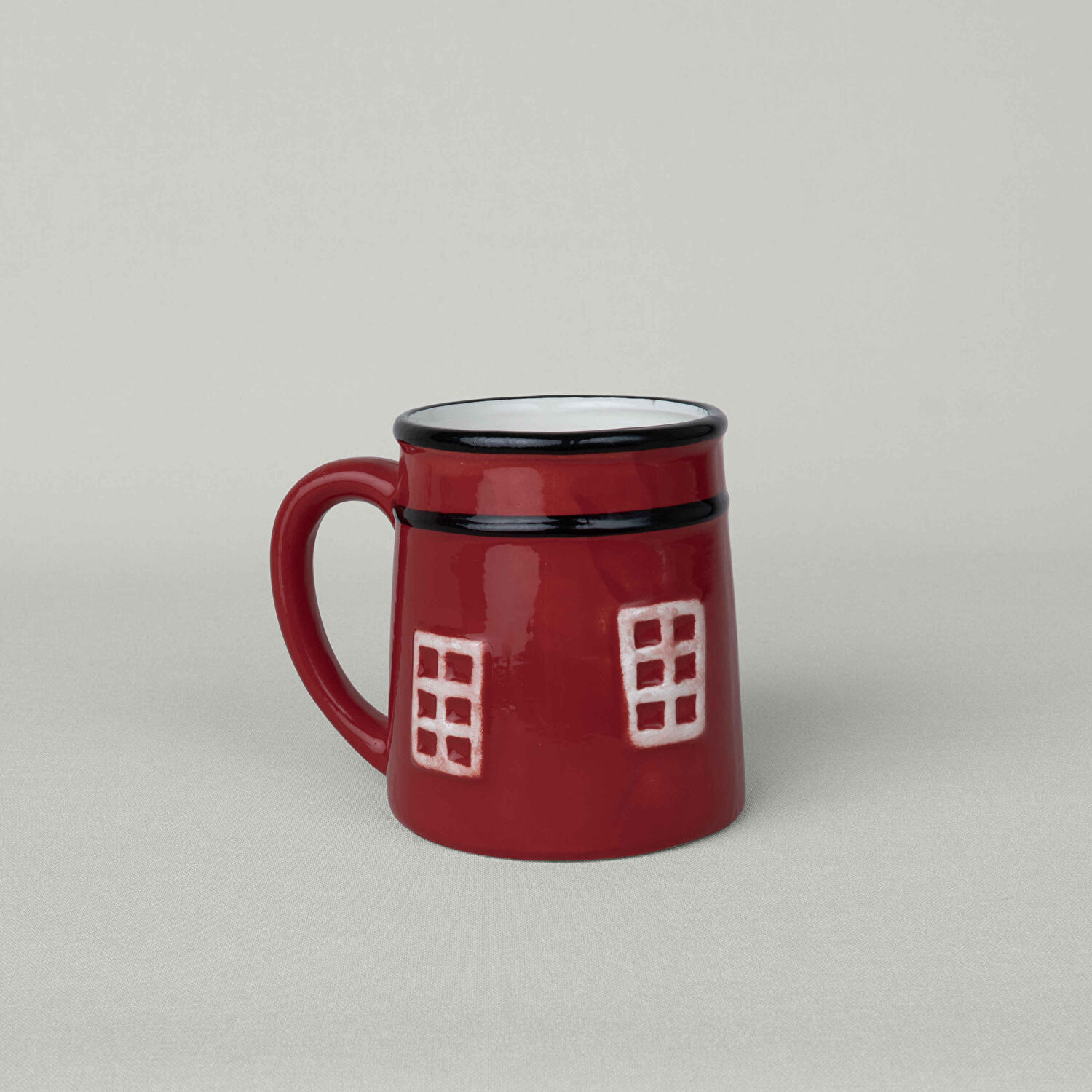 Linens House Dolomit 460 ml Kupa Kırmızı